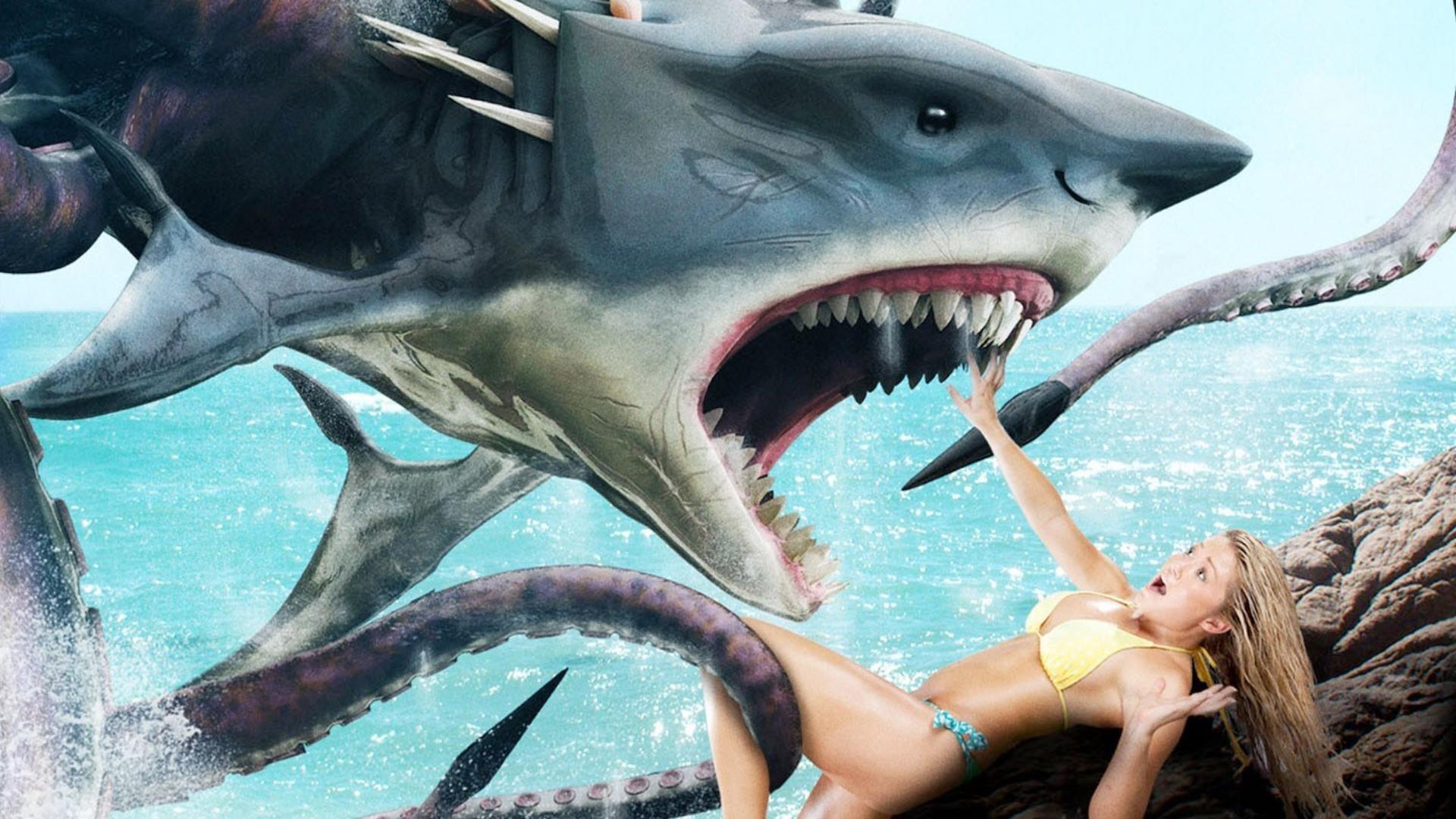 Sharktopus vs. Pteracuda.
