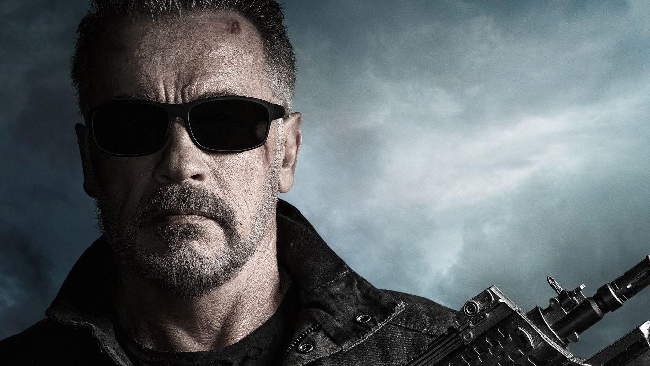 Wallpaper Terminator: Dark Fate, Arnold Schwarzenegger, 2019