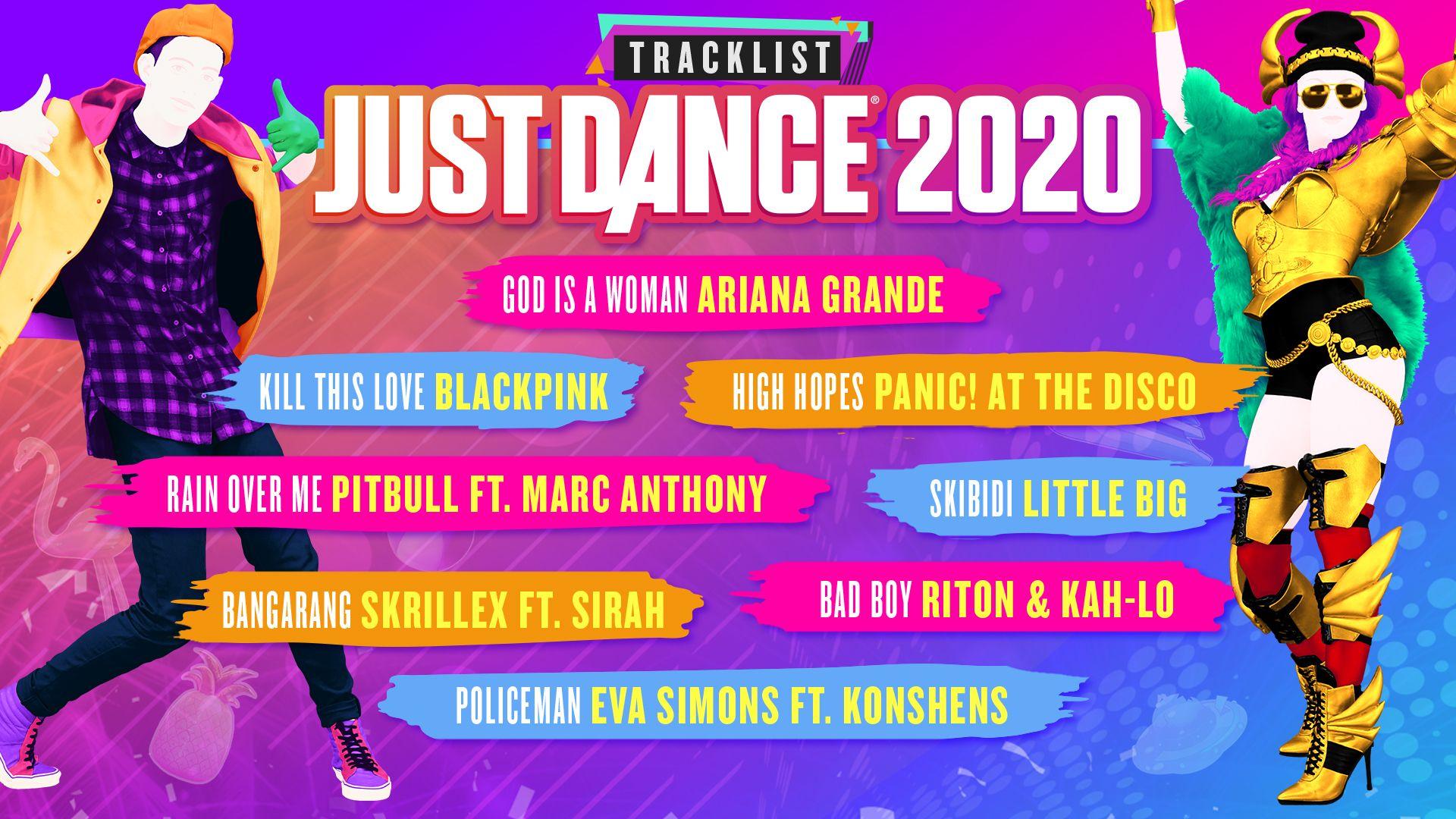 just dance 2020 songs