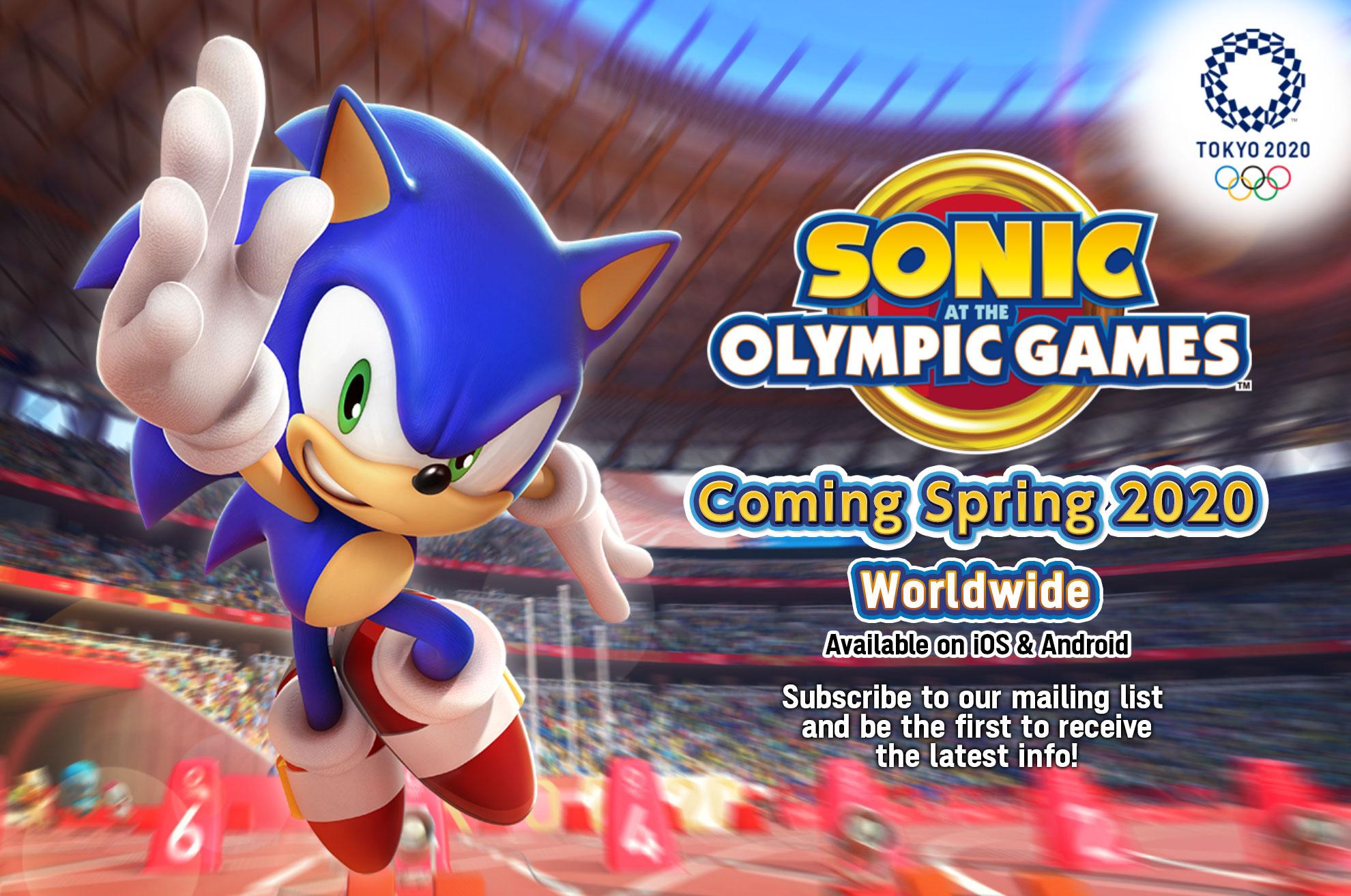 Sonic at the olympic games tokyo 2020