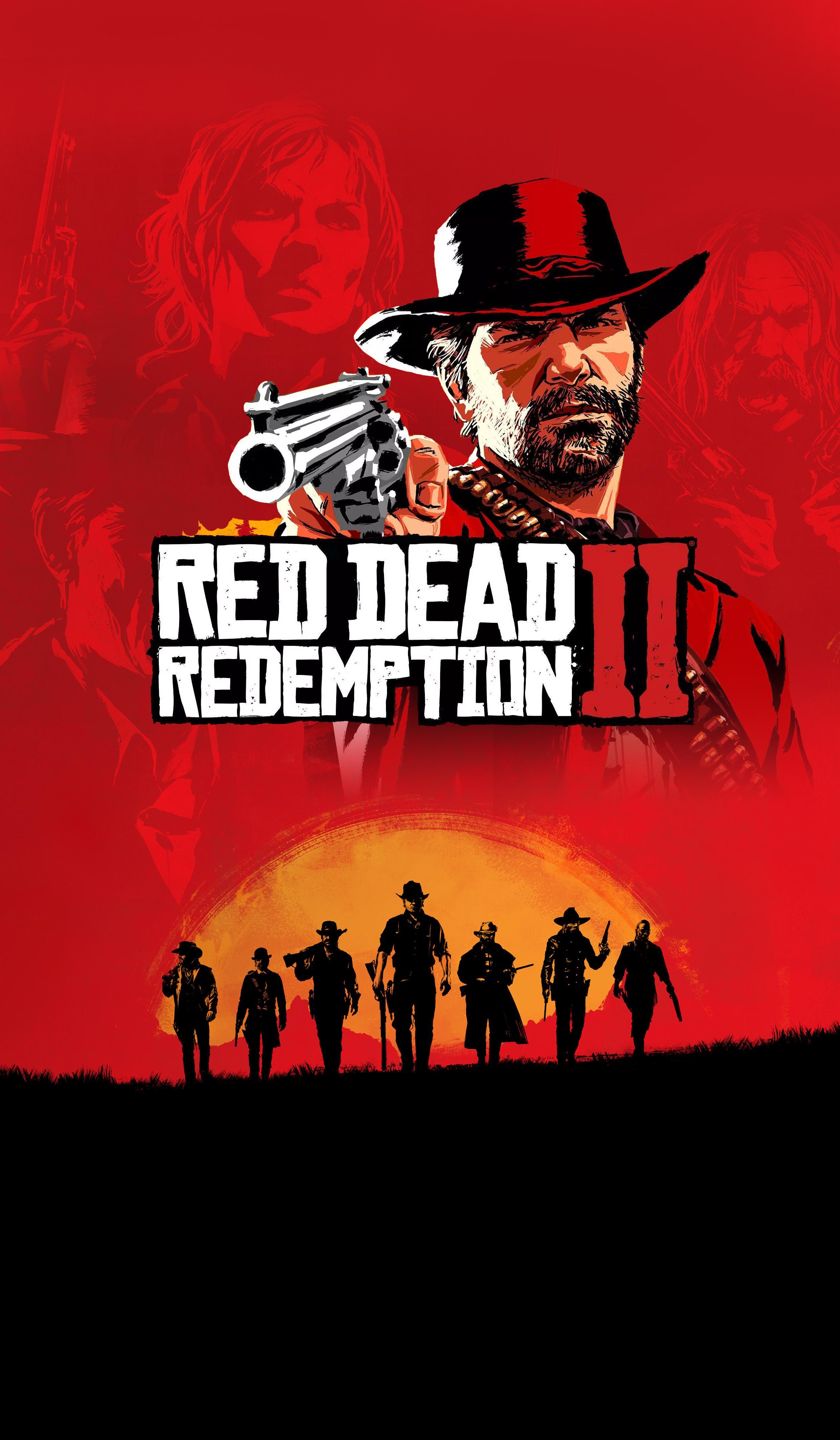 Download Nighttime Red Dead Redemption Ii Phone Wallpaper