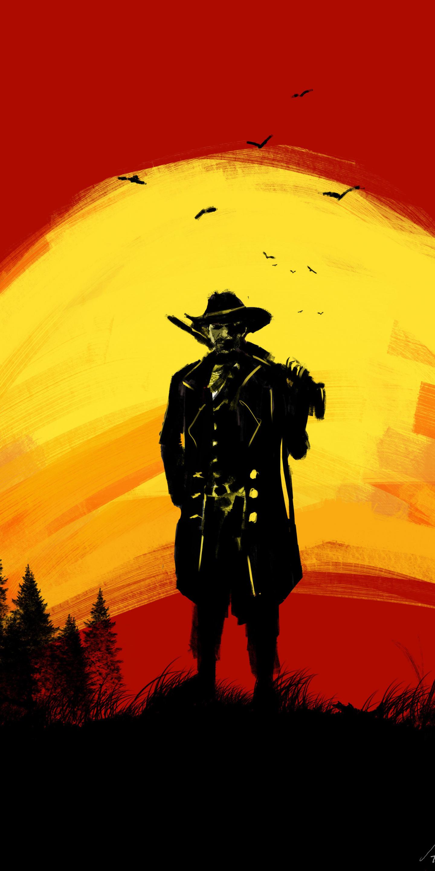 red dead redemption 2 phone wallpaper