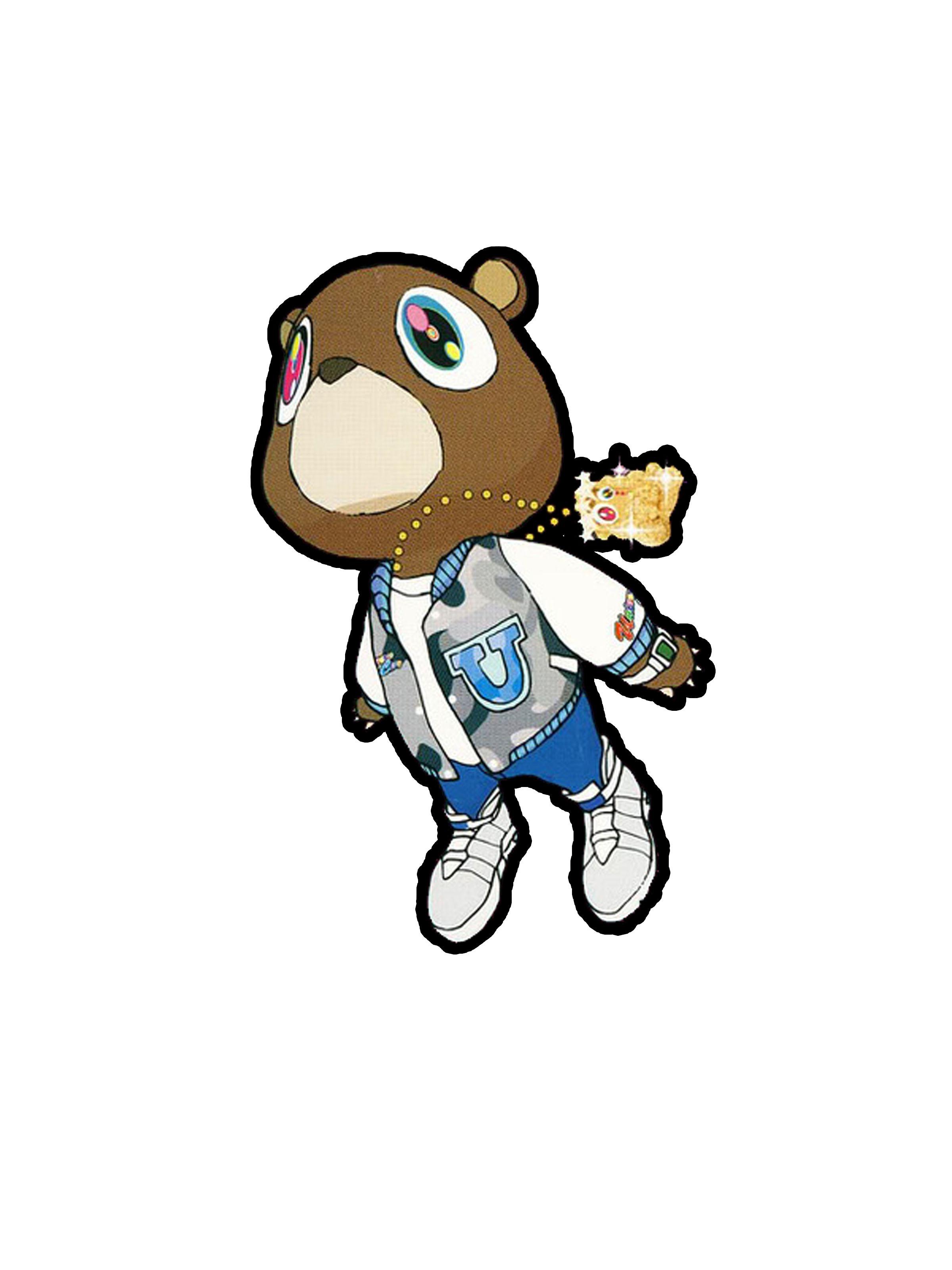 Download Teddy Bear On Gucci And Supreme Wallpaper