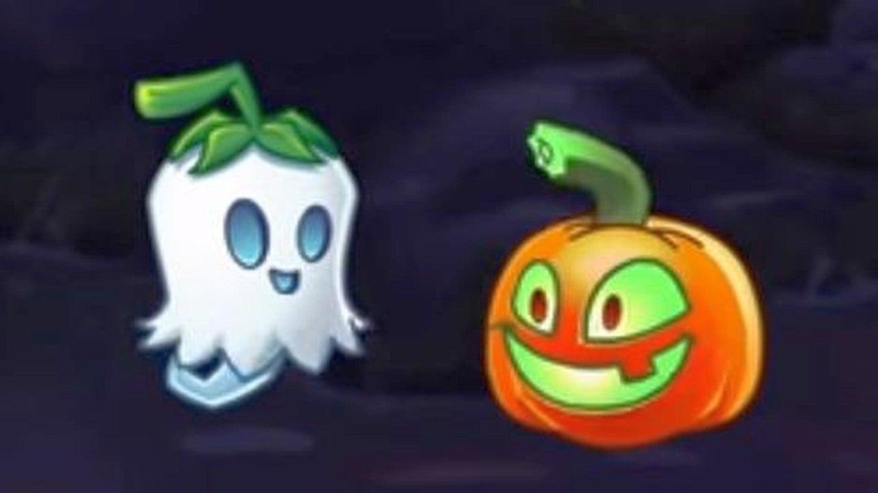 Playing Plants vs Zombies 2: Lawn of Doom Halloween Expansion