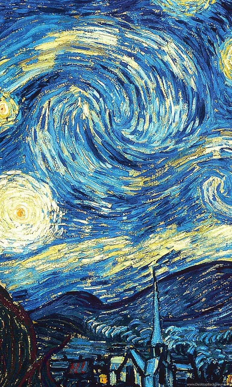 Wallpaper Full HD Van Gogh Starry Night 2560x1600 Desktop