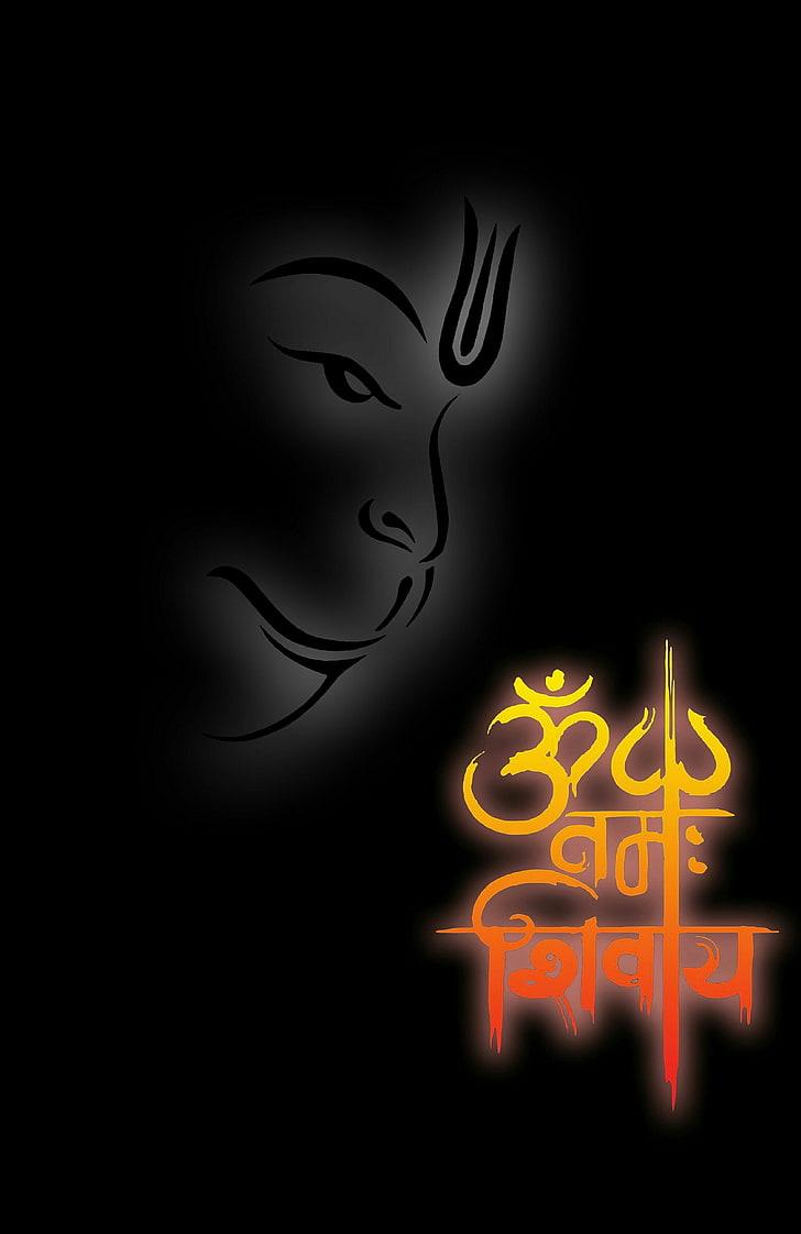 hanuman ji black and white phone wallpaper  Hanuman Bajrangbali Lord  shiva pics
