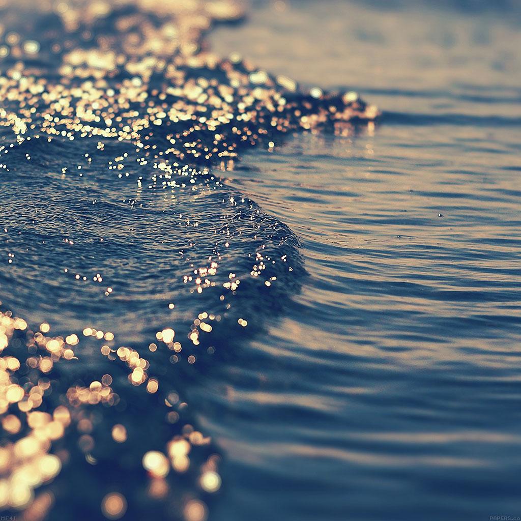 Gold Sea Wave Water Sunset Ocean Nature