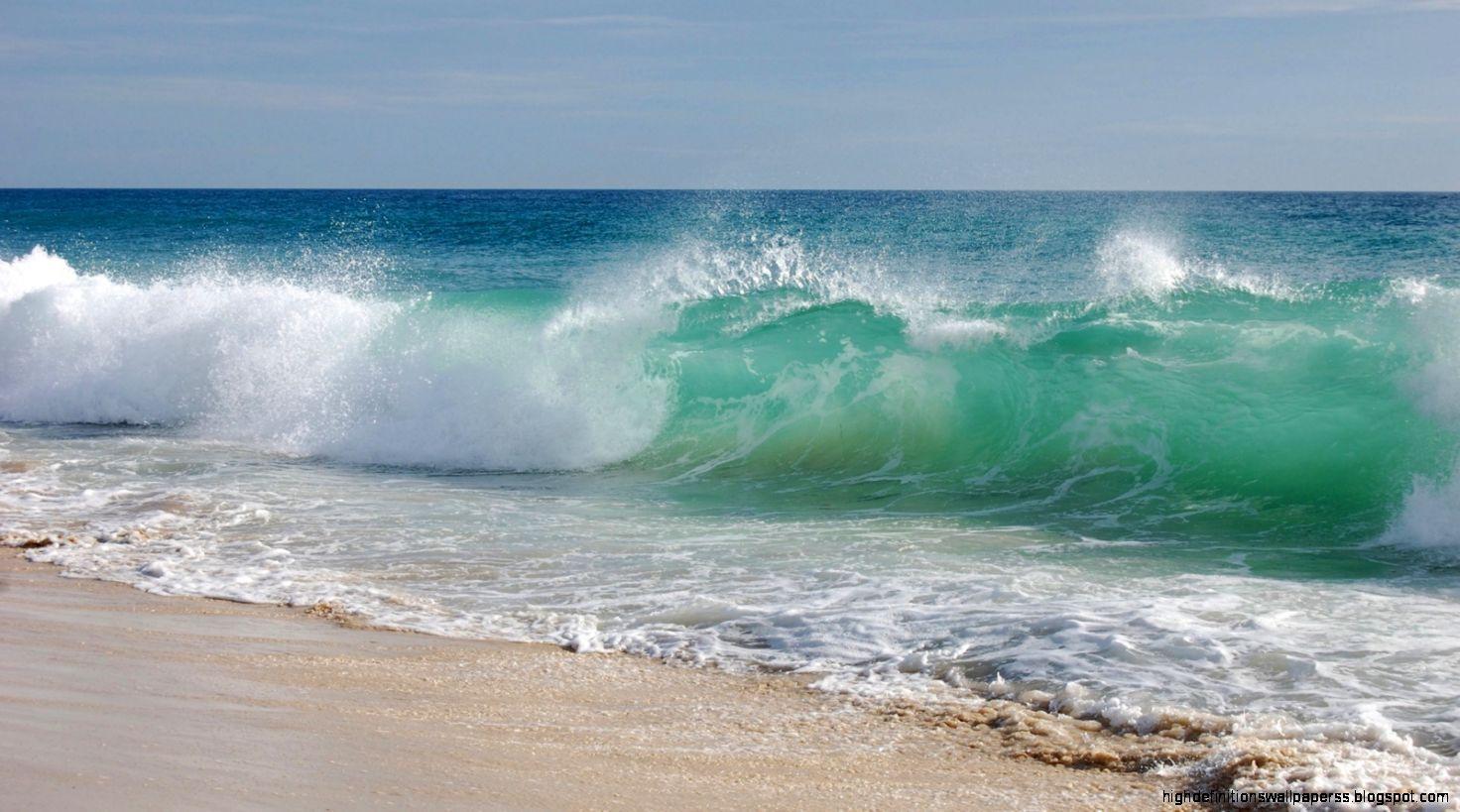 Animated Beach Waves Wallpaper Beach