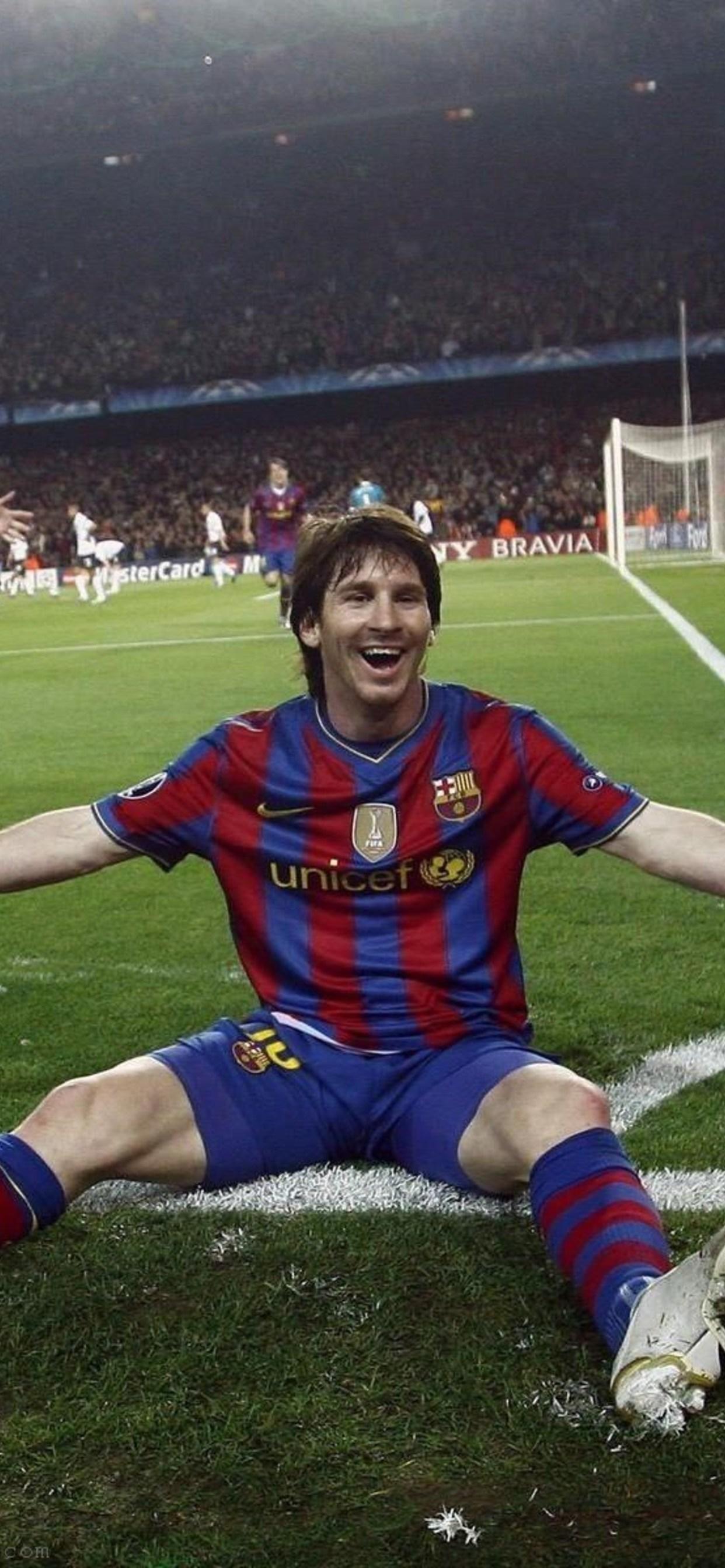 FCB Leo Messi iPhone XS MAX HD 4k Wallpaper