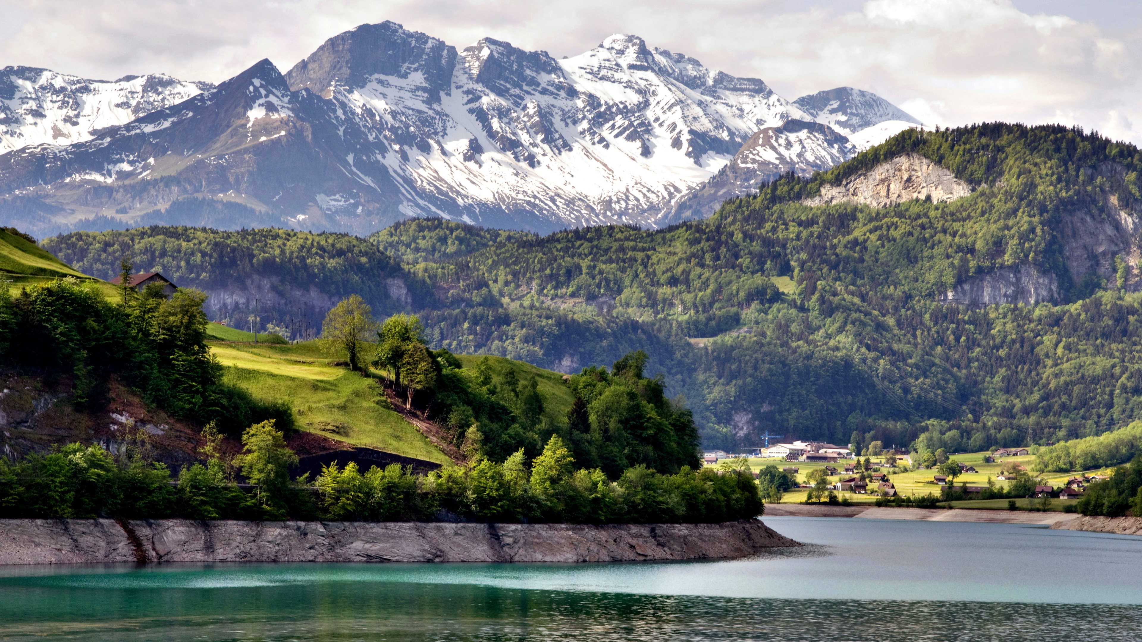 Swiss Landscape Wallpaper