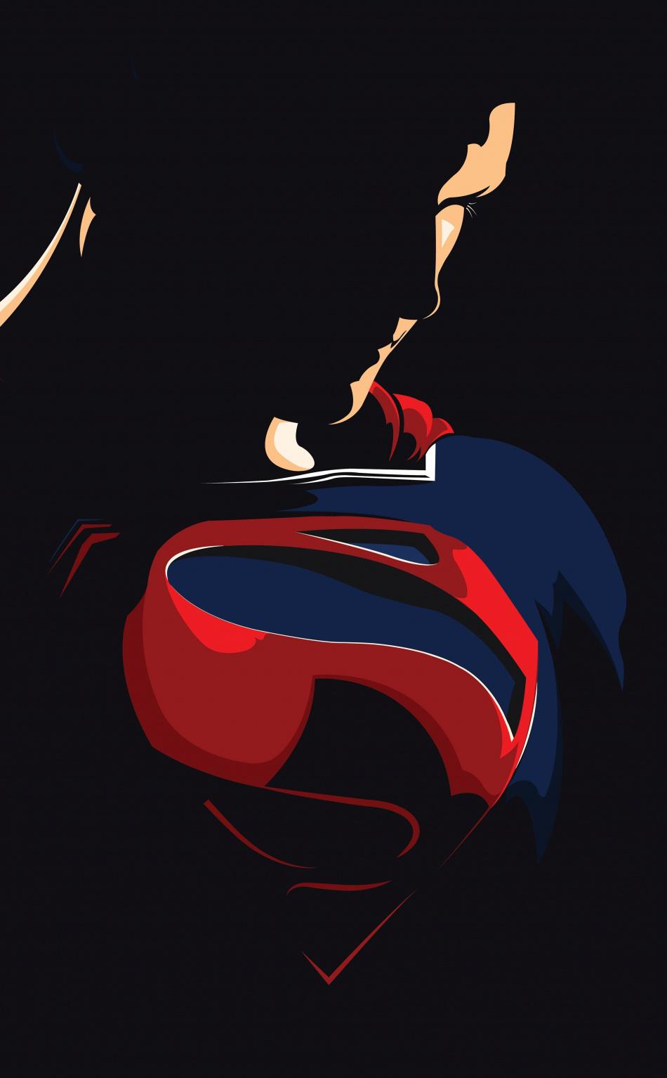 Download 950x1534 wallpaper superman, justice league