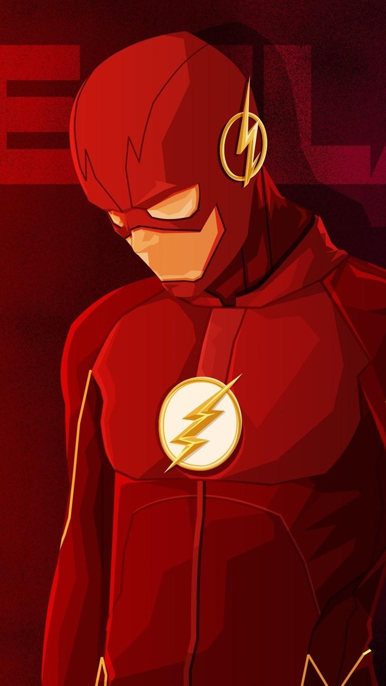 The Flash, Superhero, DC Comics 750x1334 IPhone 8 7 6 6S