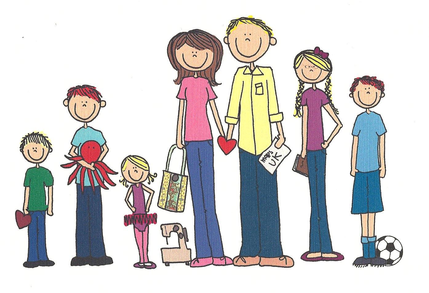 Free Cartoon Family Pic, Download Free Clip Art, Free Clip
