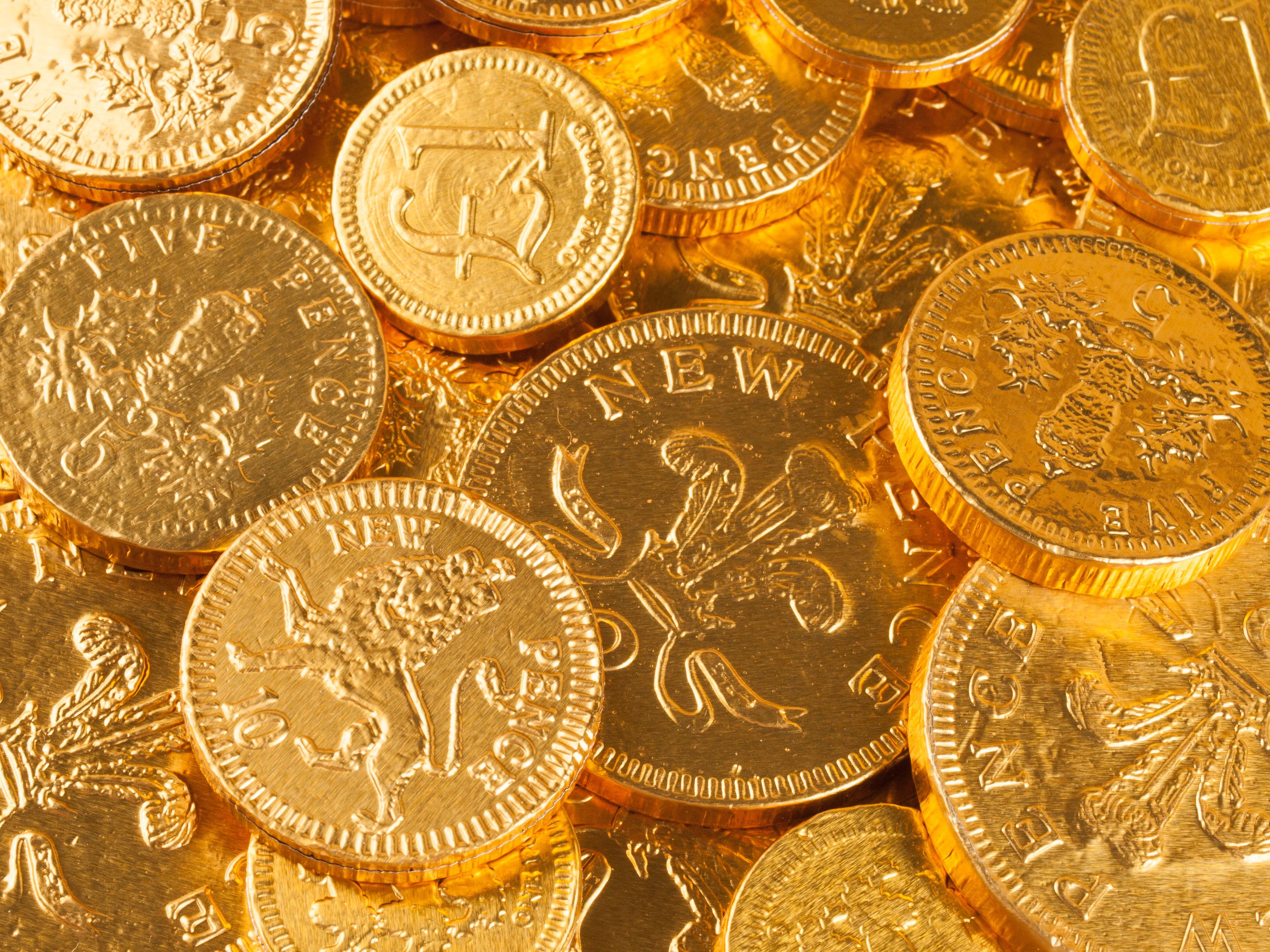 HD wallpaper: Money, copper round coins, cash, diverse