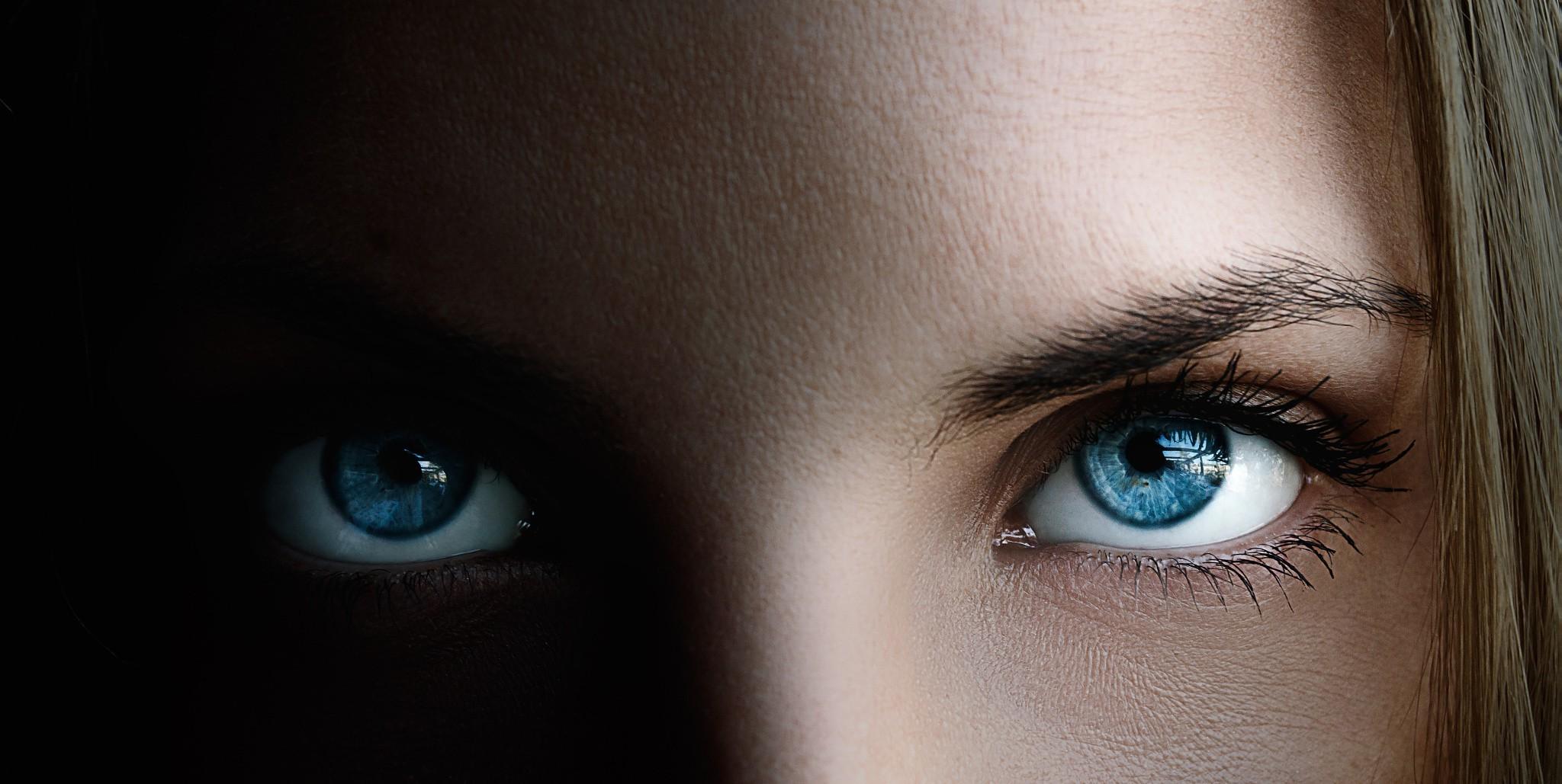 women, Eyes, Blue Eyes, Closeup Wallpaper HD / Desktop and Mobile Background