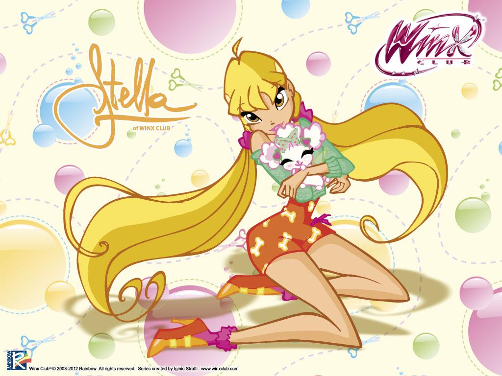 love & pet stella Winx Club Wallpaper