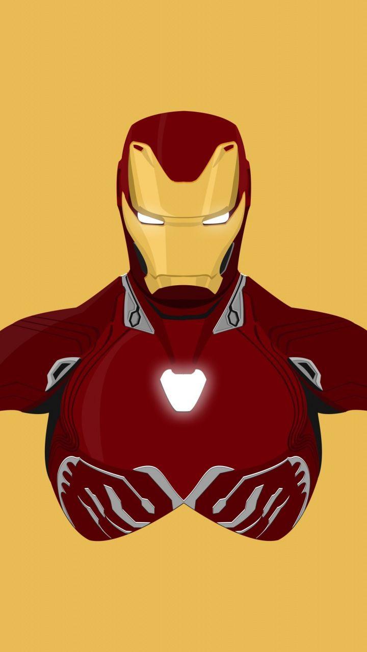 Downaload Iron man, superhero, minimal, iron suit wallpaper