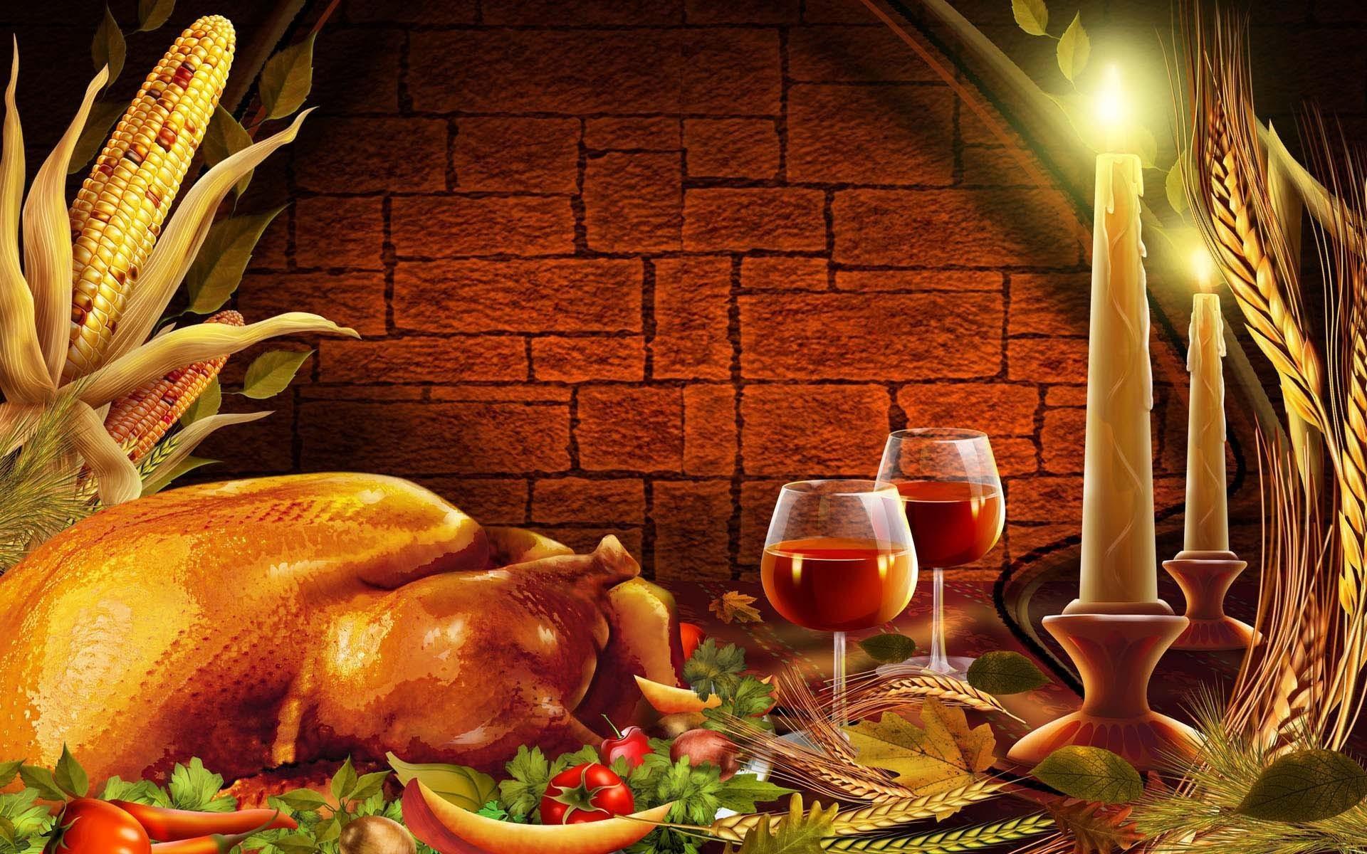 3D Thanksgiving Photo Desktop Wallpaper High Definition