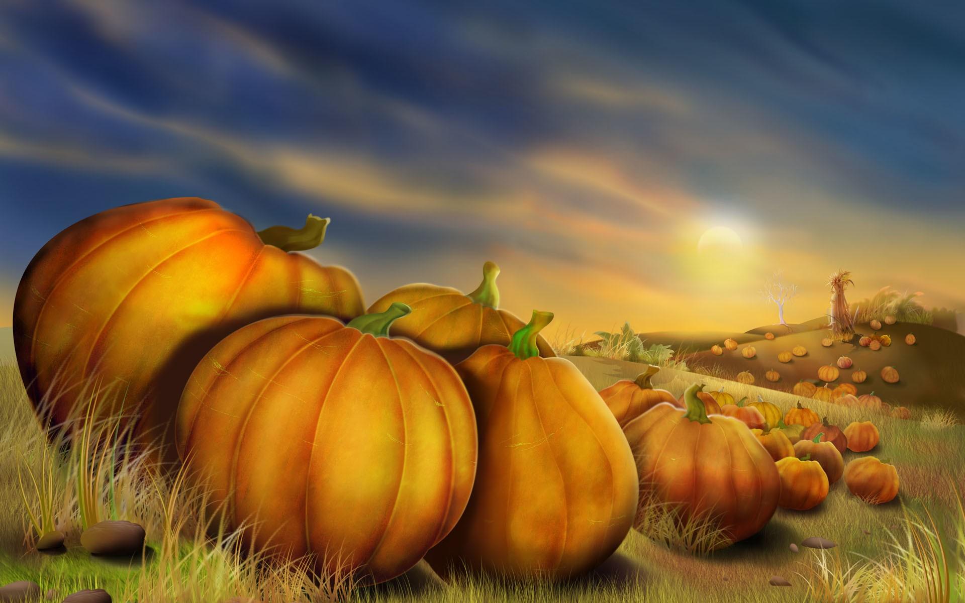 3D Thanksgiving HD Background Desktop Wallpaper High