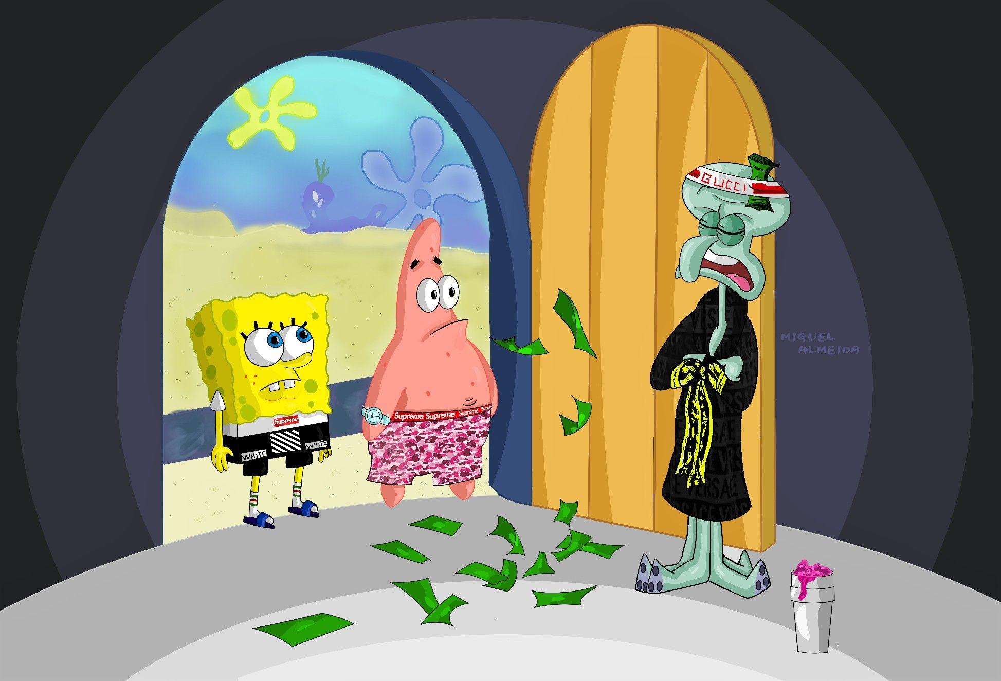 SpongeBob Squarepants HypeBeast #SpongeBob #Patrick