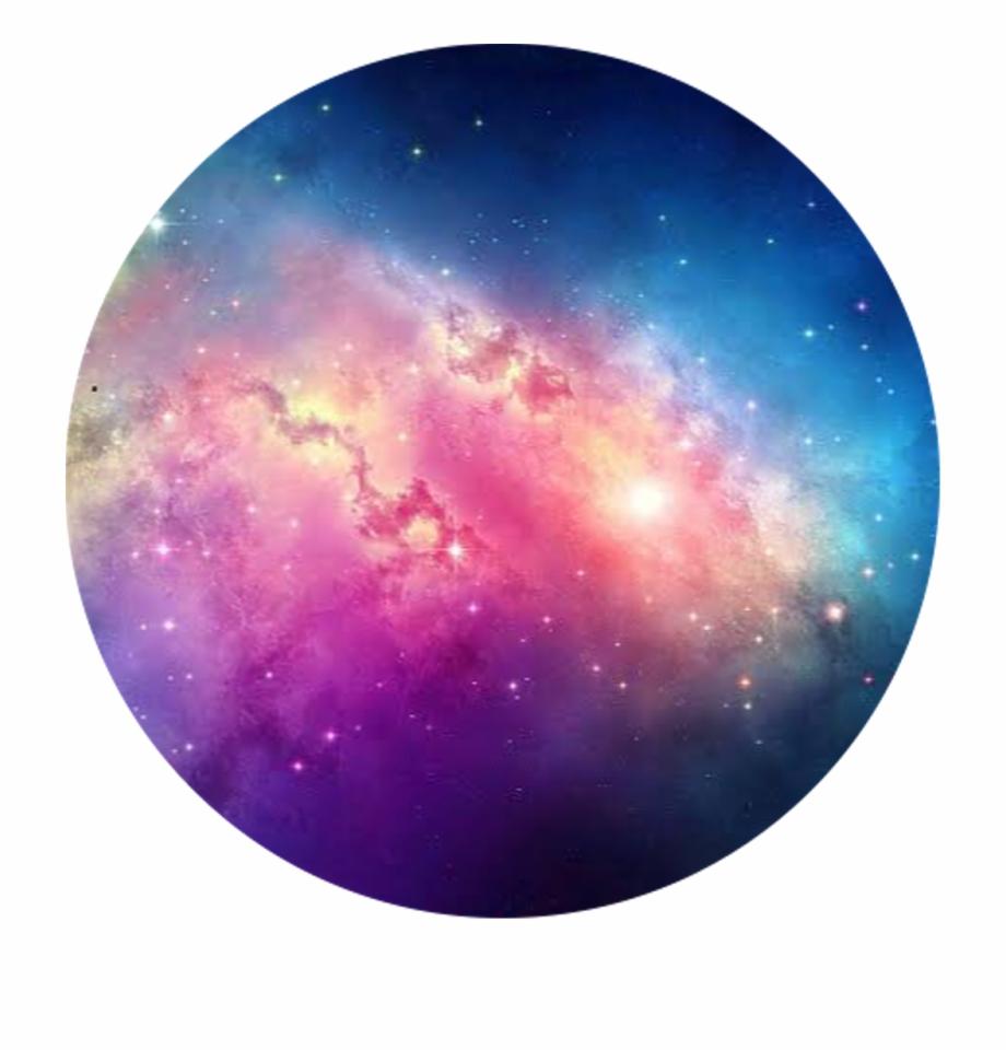 stars #galaxy #bright #space #circle #background #freetoedit