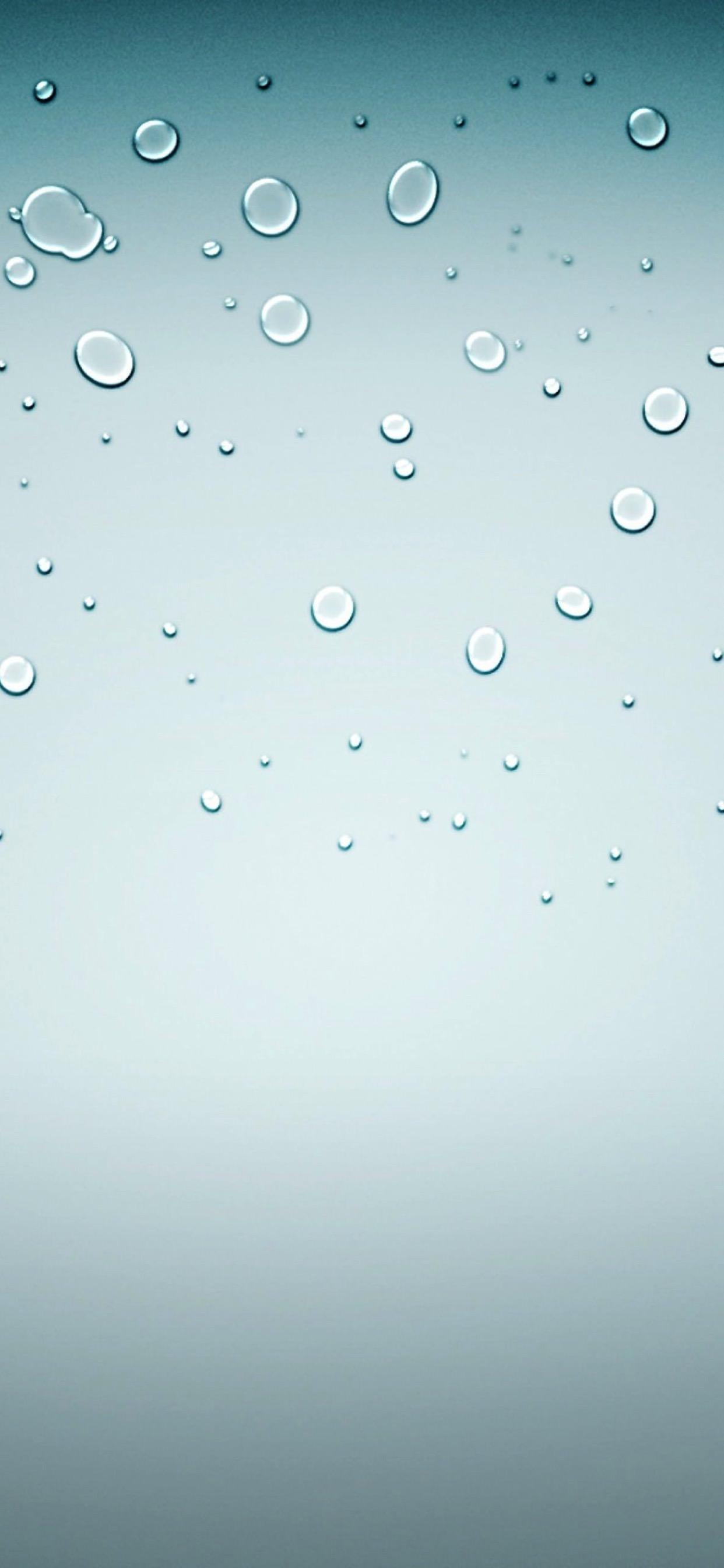 Natural water drops. wallpaper.sc iPhone XS Max