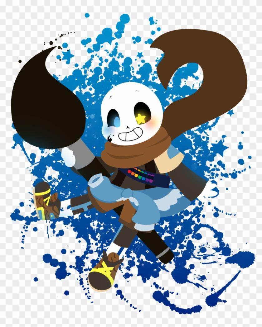 Ink Sans Battle Sprite by  on  @DeviantArt