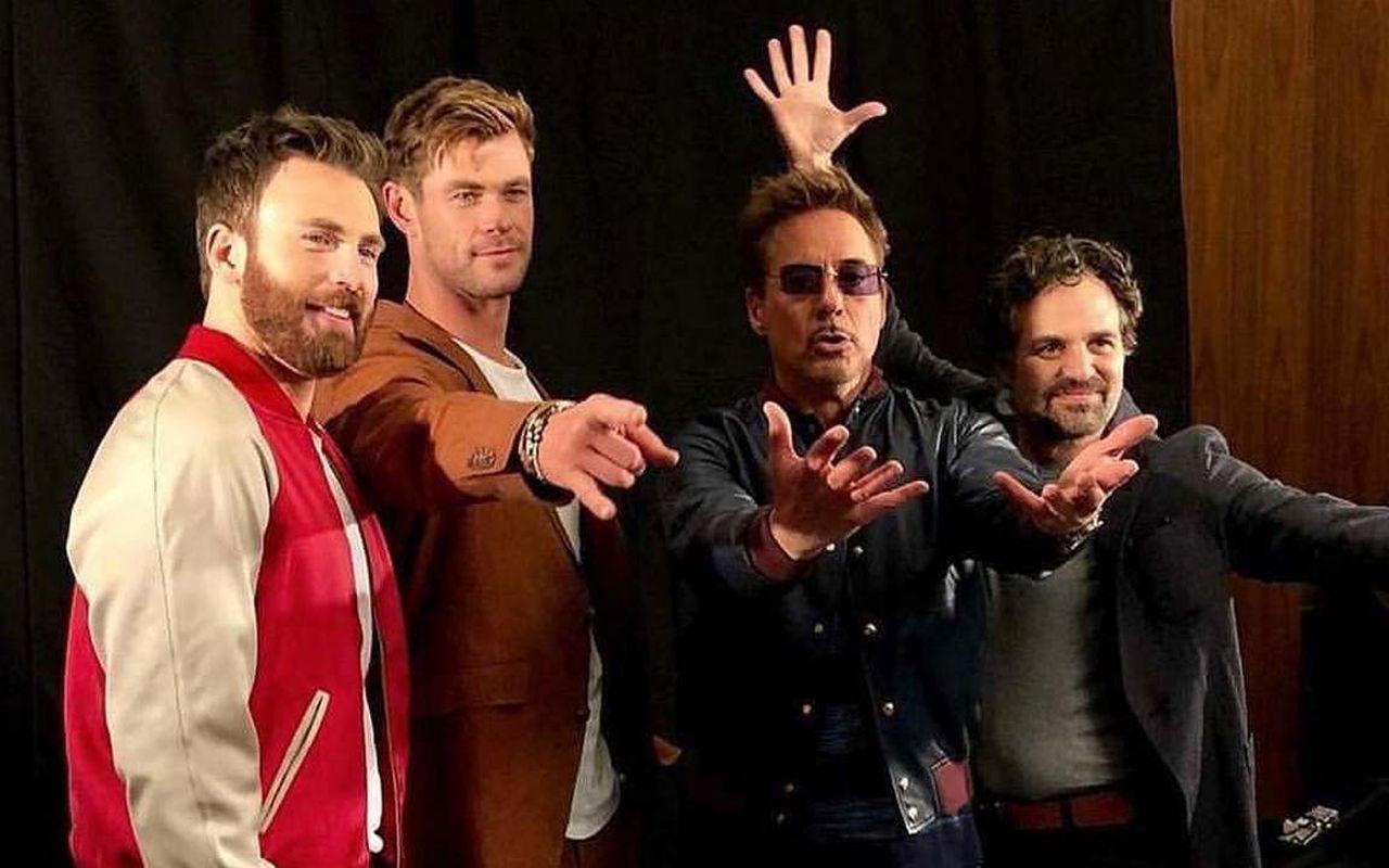Avengers Endgame: Robert Downey Jr, Chris Hemsworth, Chris