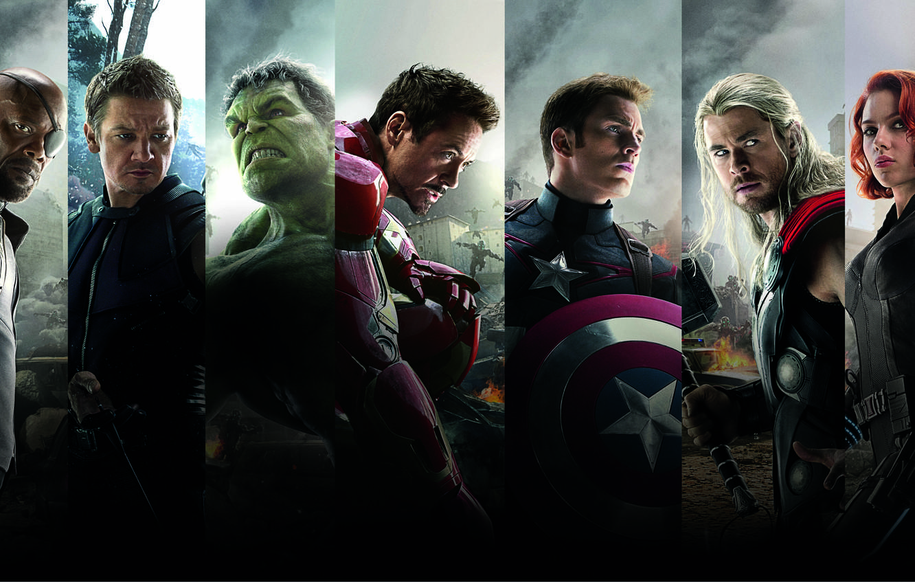 Wallpaper Scarlett Johansson, Heroes, Hulk, Iron Man