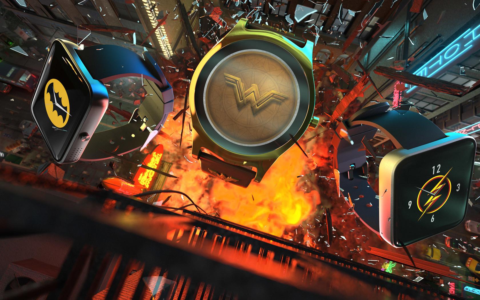 Batman Wonder Woman Flash Smartwatch Hero
