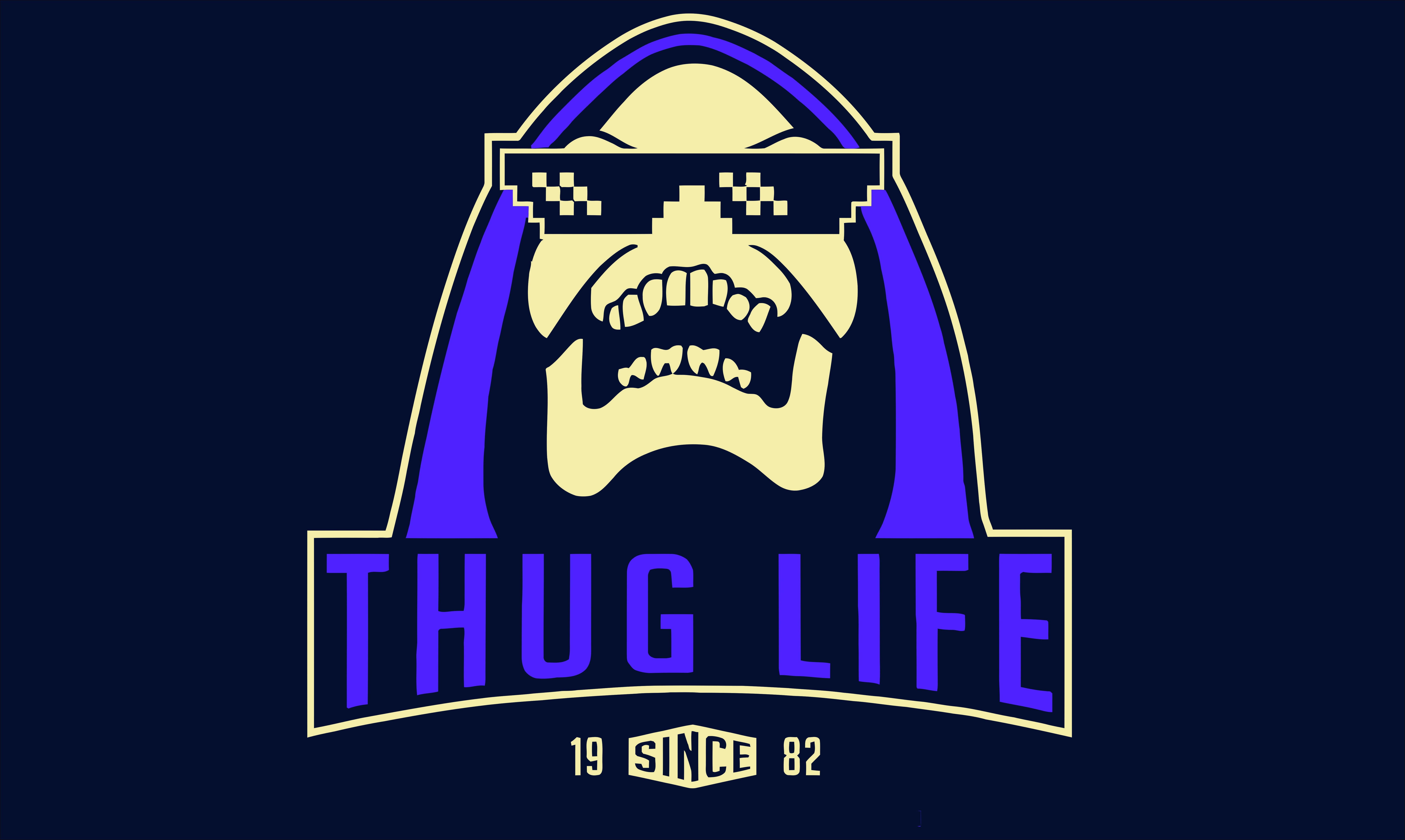 Thug Life Logo, Life, Skull And Bones, Skeletor Hd