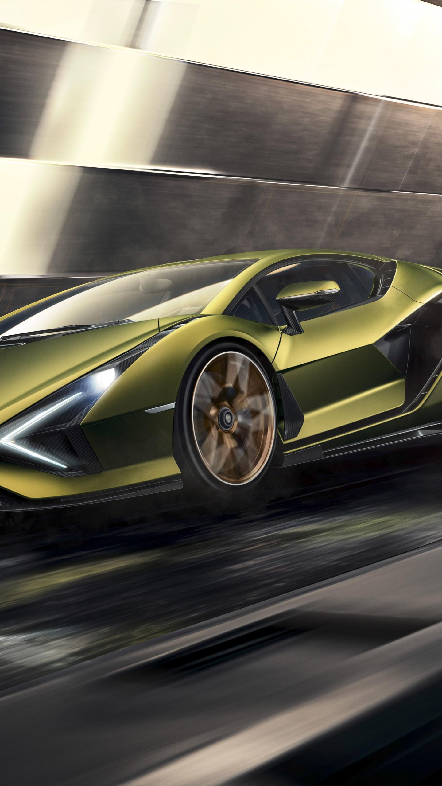 Wallpaper Lamborghini Sian, Hybrid Supercar, 4K, 8K