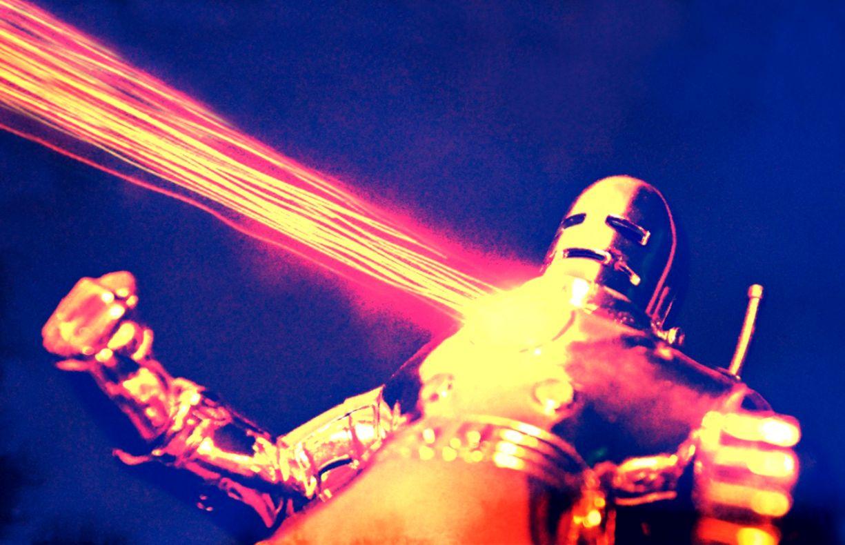 Iron Man Laser Beam HD Wallpaper