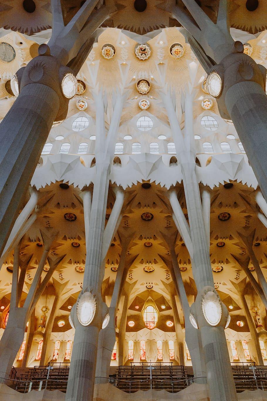 HD wallpaper: Sagrada Familia cathedral designed