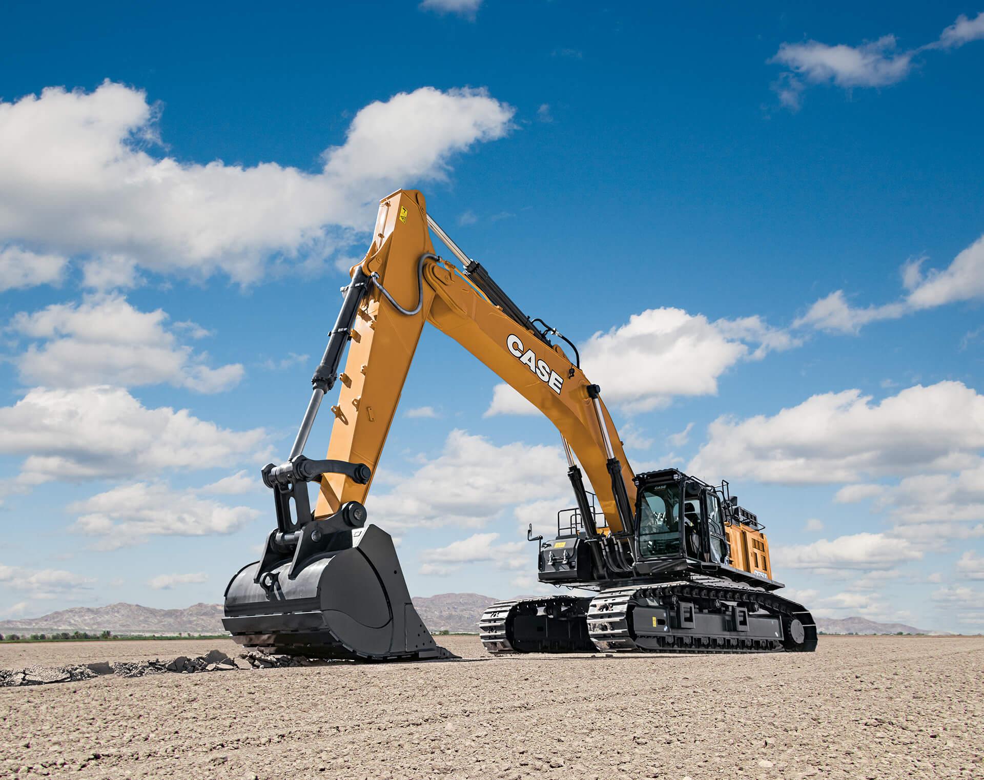 Full Size Excavator Image. CASE Construction Equipment