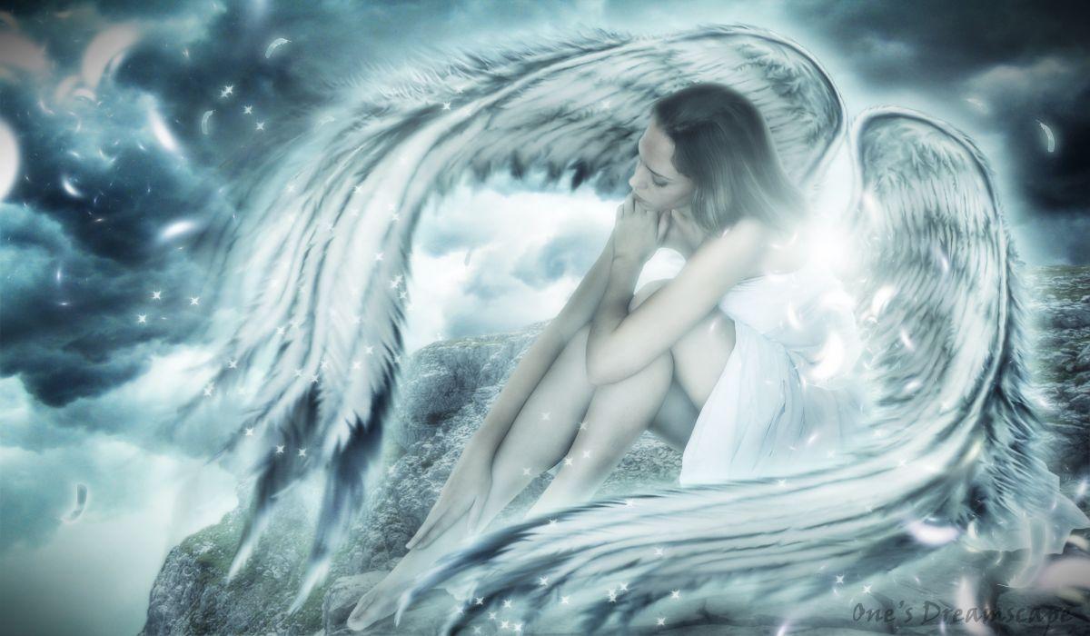 Angels Wings Fantasy Girls angel girl .wallpaperup.com