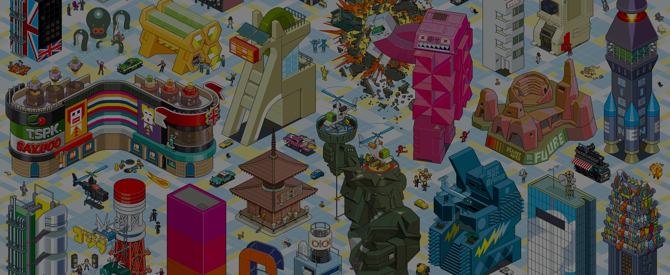 TechCredo. eBoy Pixel Art Wallpaper for Android