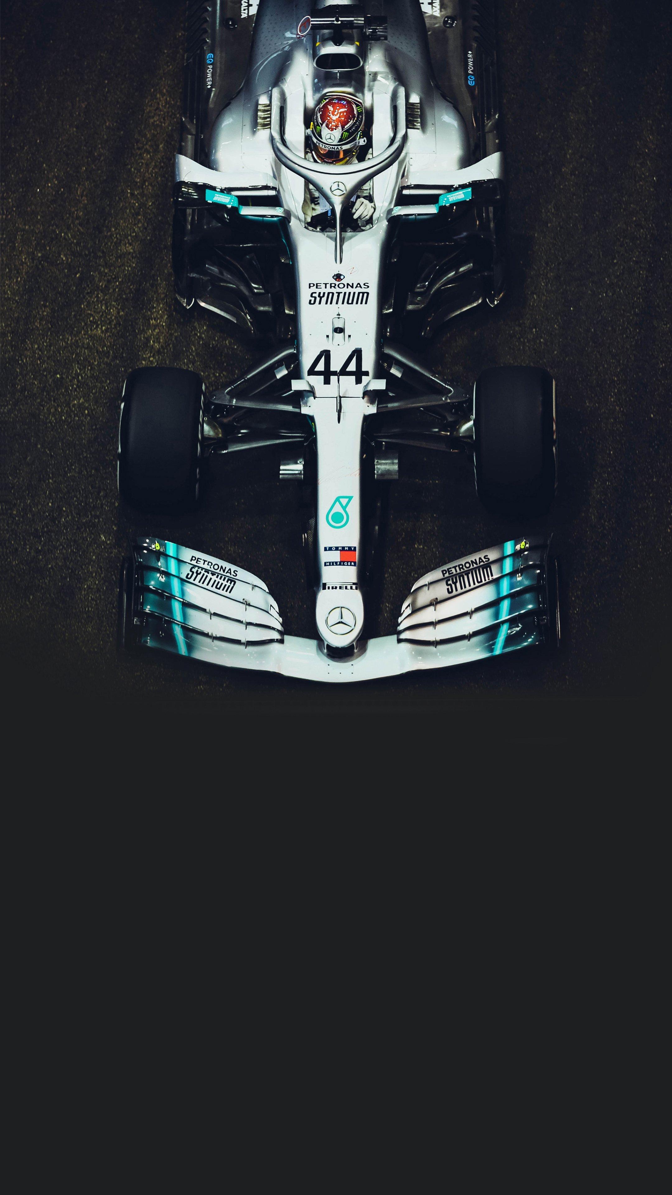 Singapore GP Mercedes Mobile Wallpaper