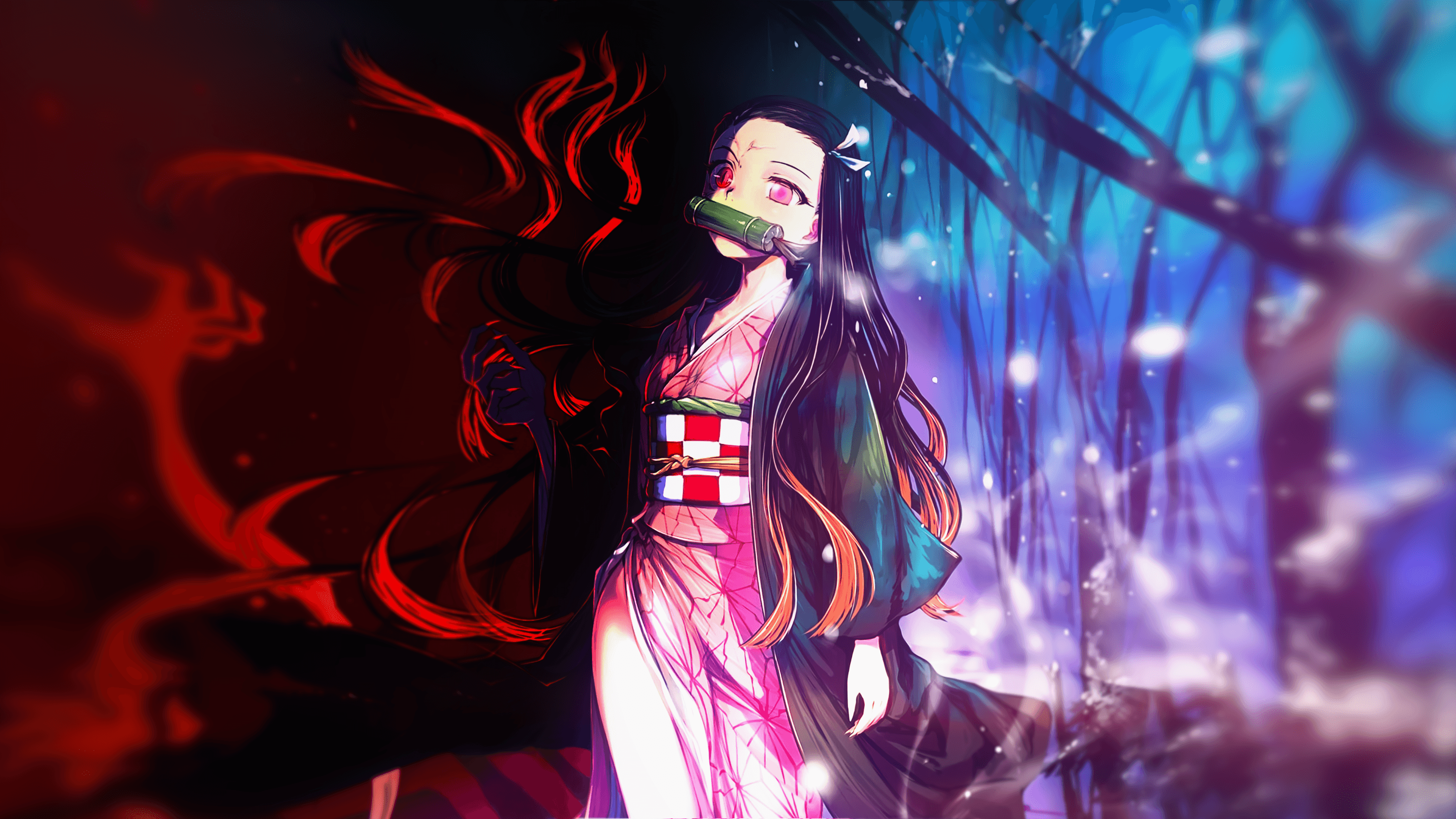 Nezuko Desktop Wallpapers Wallpaper Cave