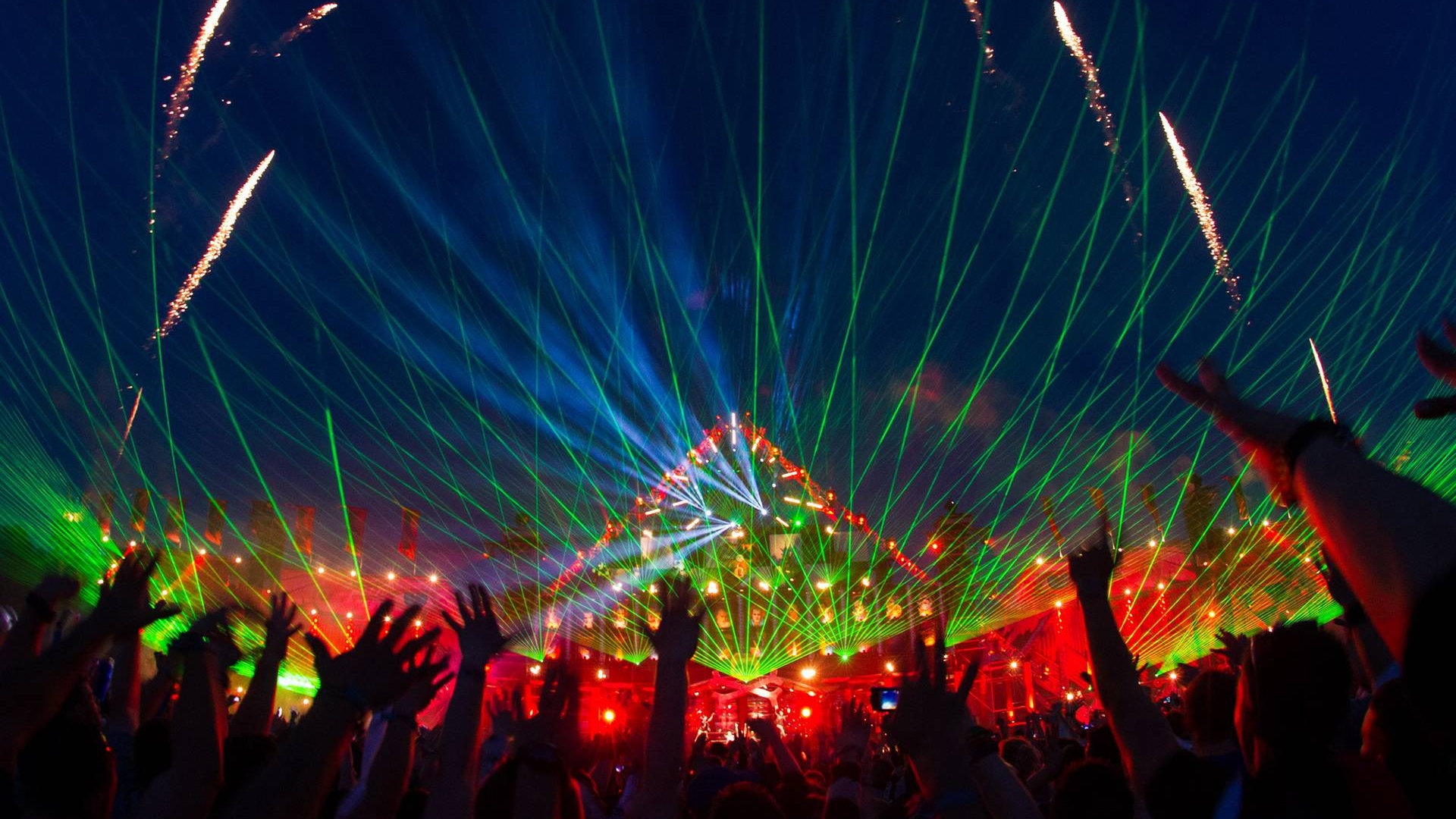 Free download Tomorrowland 2015 Laser Show HD Wallpaper
