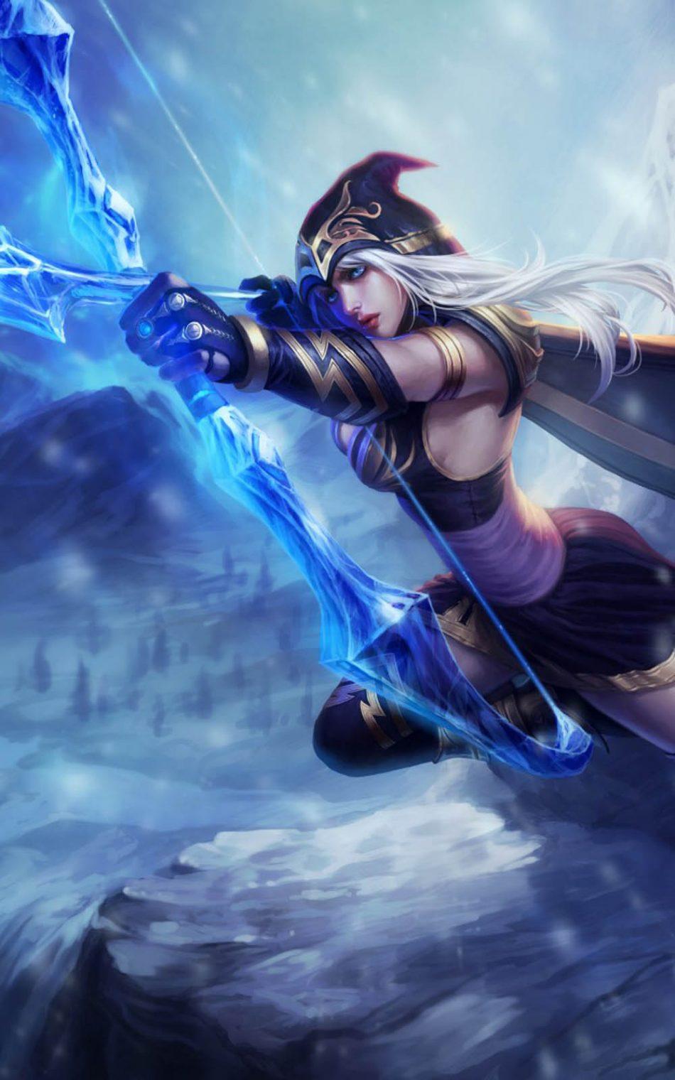 Download Ashe League Of Legends Hero Free Pure 4K Ultra HD