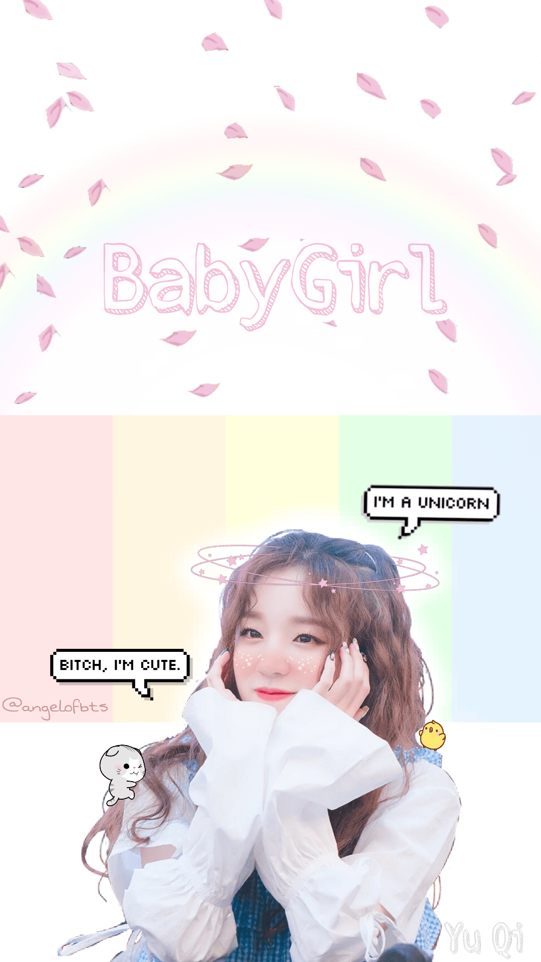wallpaper gidle yuqi cute babygirl fangirl kpop fangirl