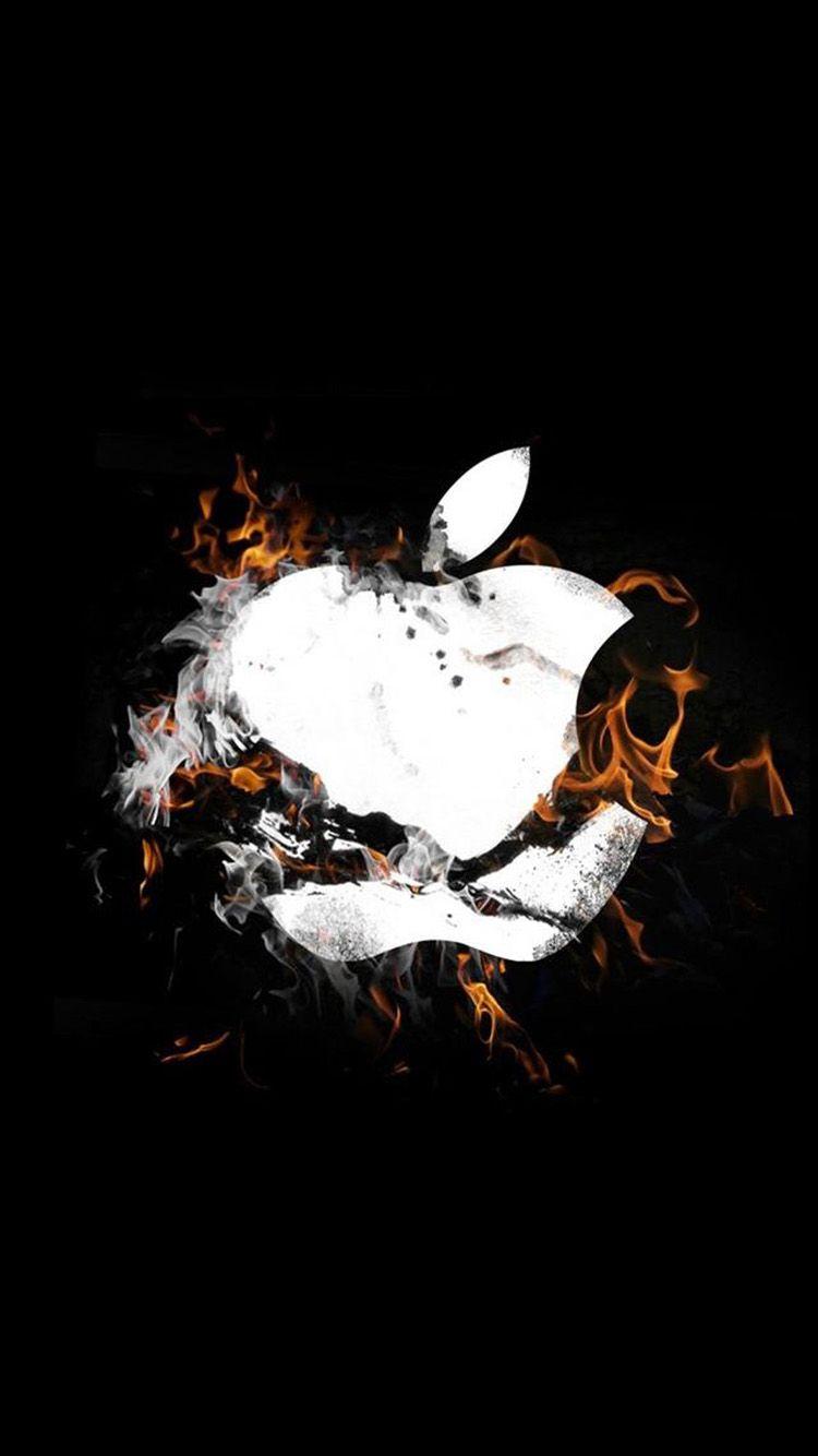 Apple Logo iPhone 6 Wallpaper 168. Apple, Lightning & Fire