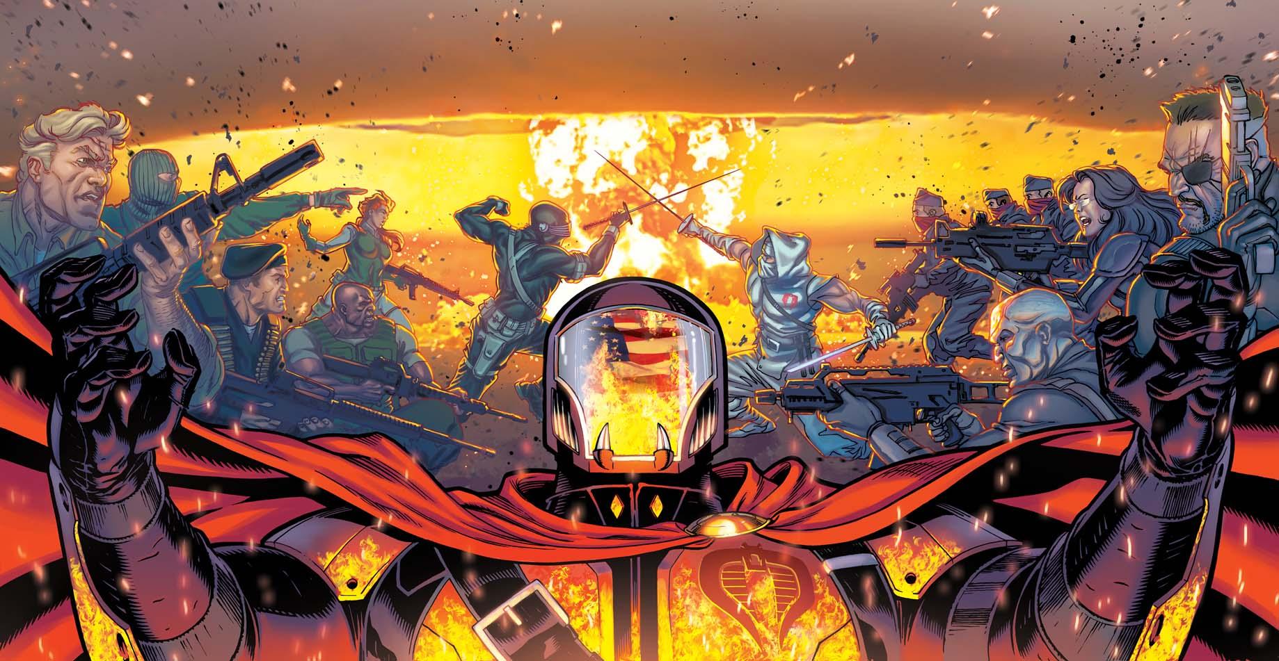 Amazing cover artwork for IDW's Cobra Command. Generals
