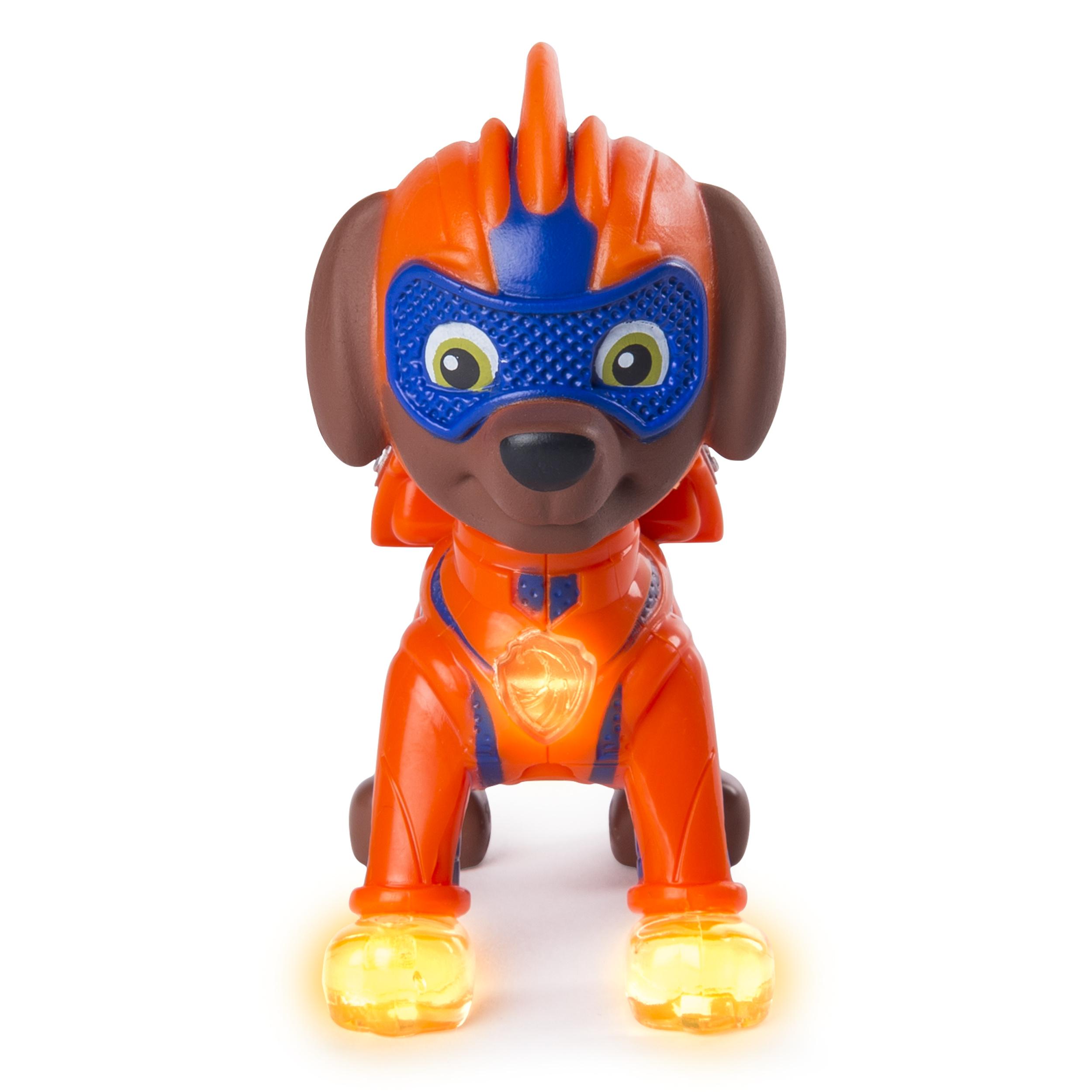 PAW Patrol Pups Zuma Figure With Light Up Badge And Paws, For Ages 3 And Up, Wal Mart Exclusive