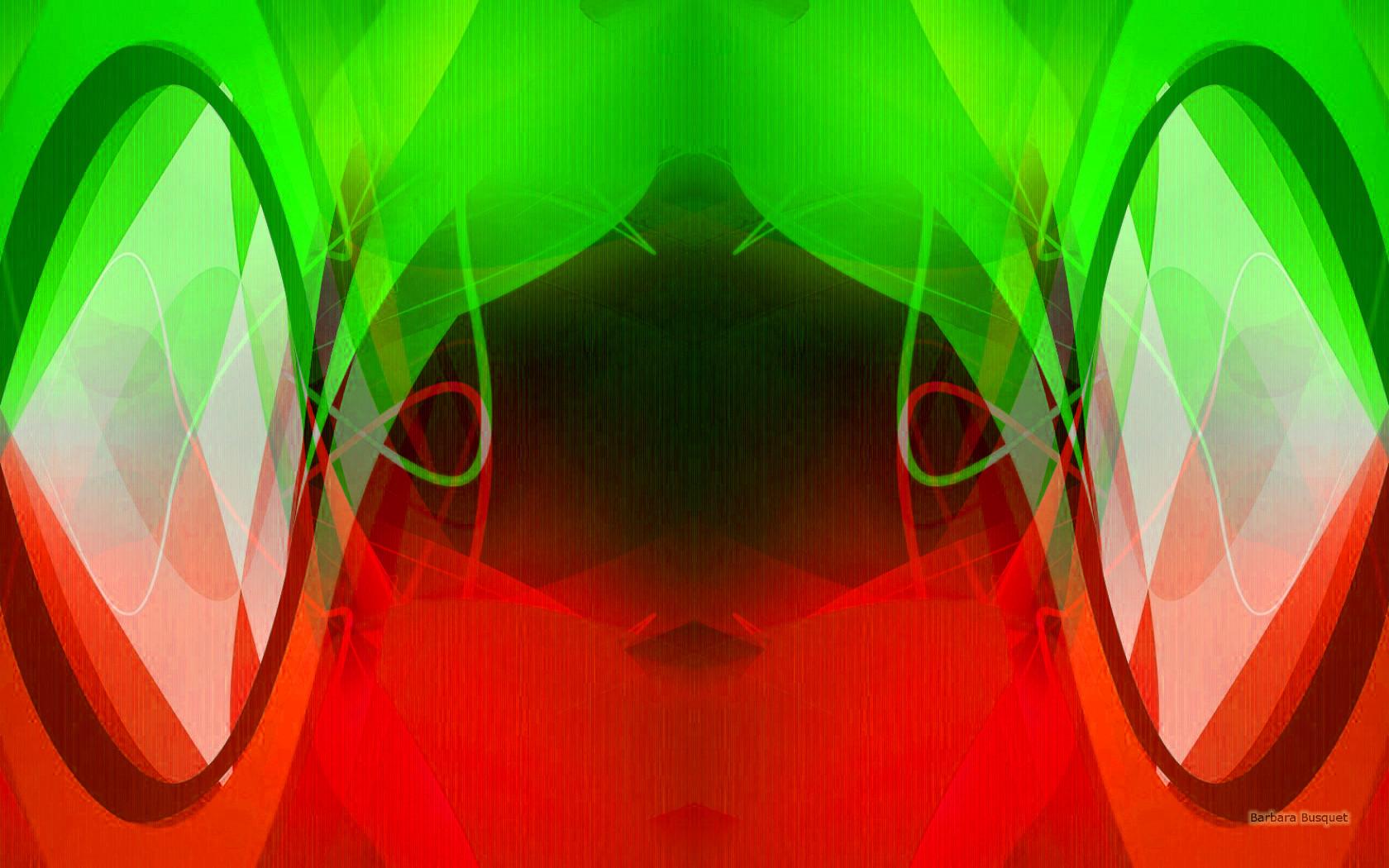 Symmetry wallpaper green red. Barbaras HD Wallpaper