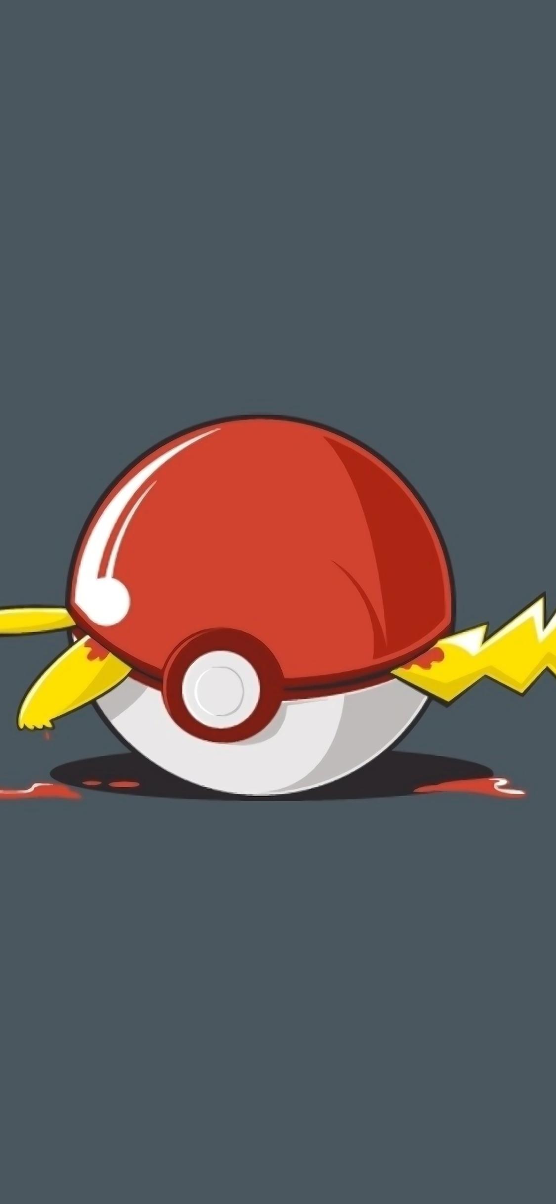 Pikachu Pokeball iPhone XS, iPhone 10, iPhone X HD