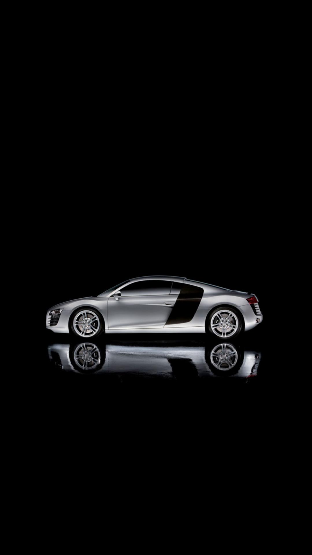 Audi R8 Dark Concept Car iPhone 8 Wallpaper Free Download