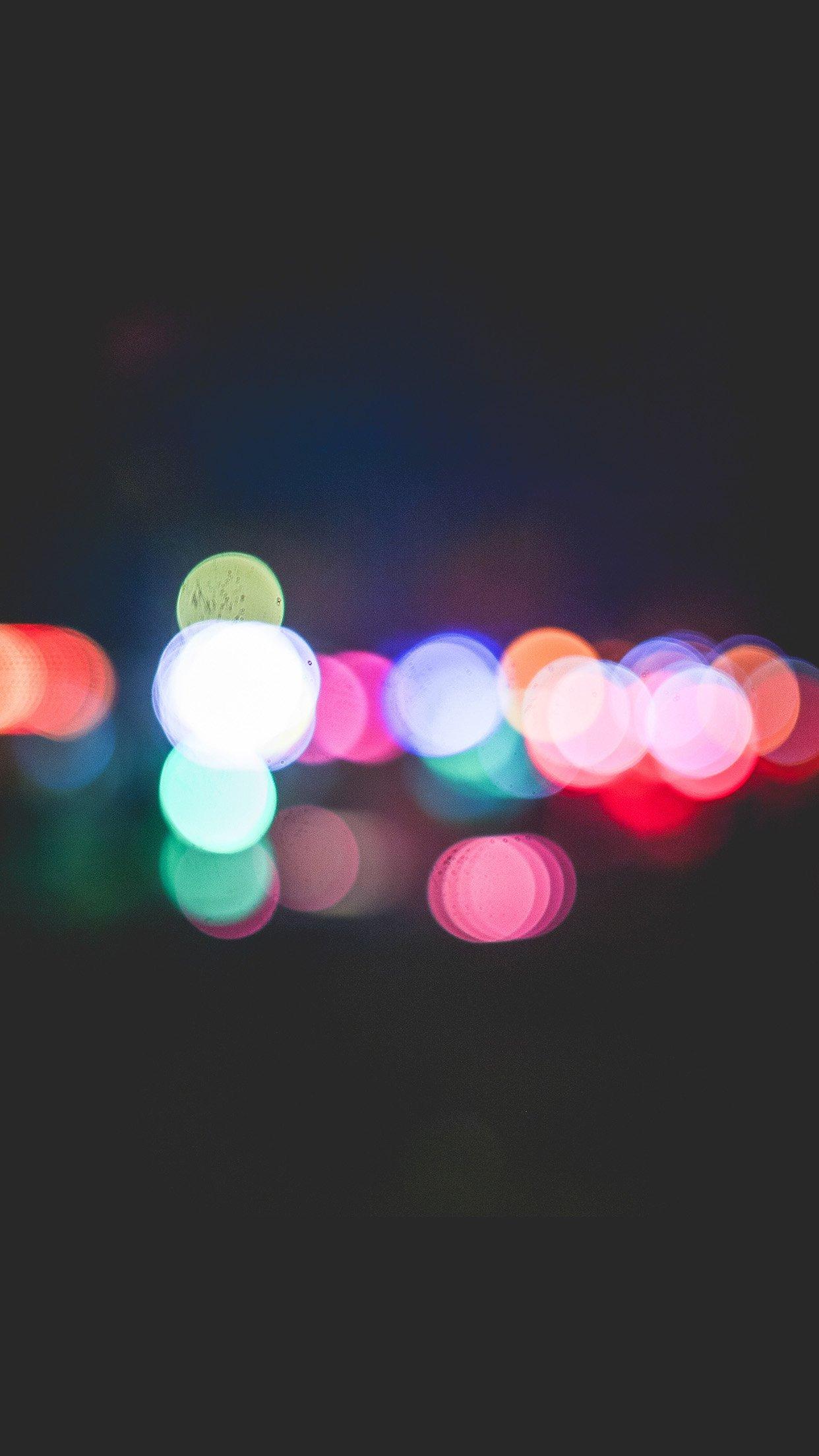 Bokeh Art Light Dark Pattern Color Android Wallpaper