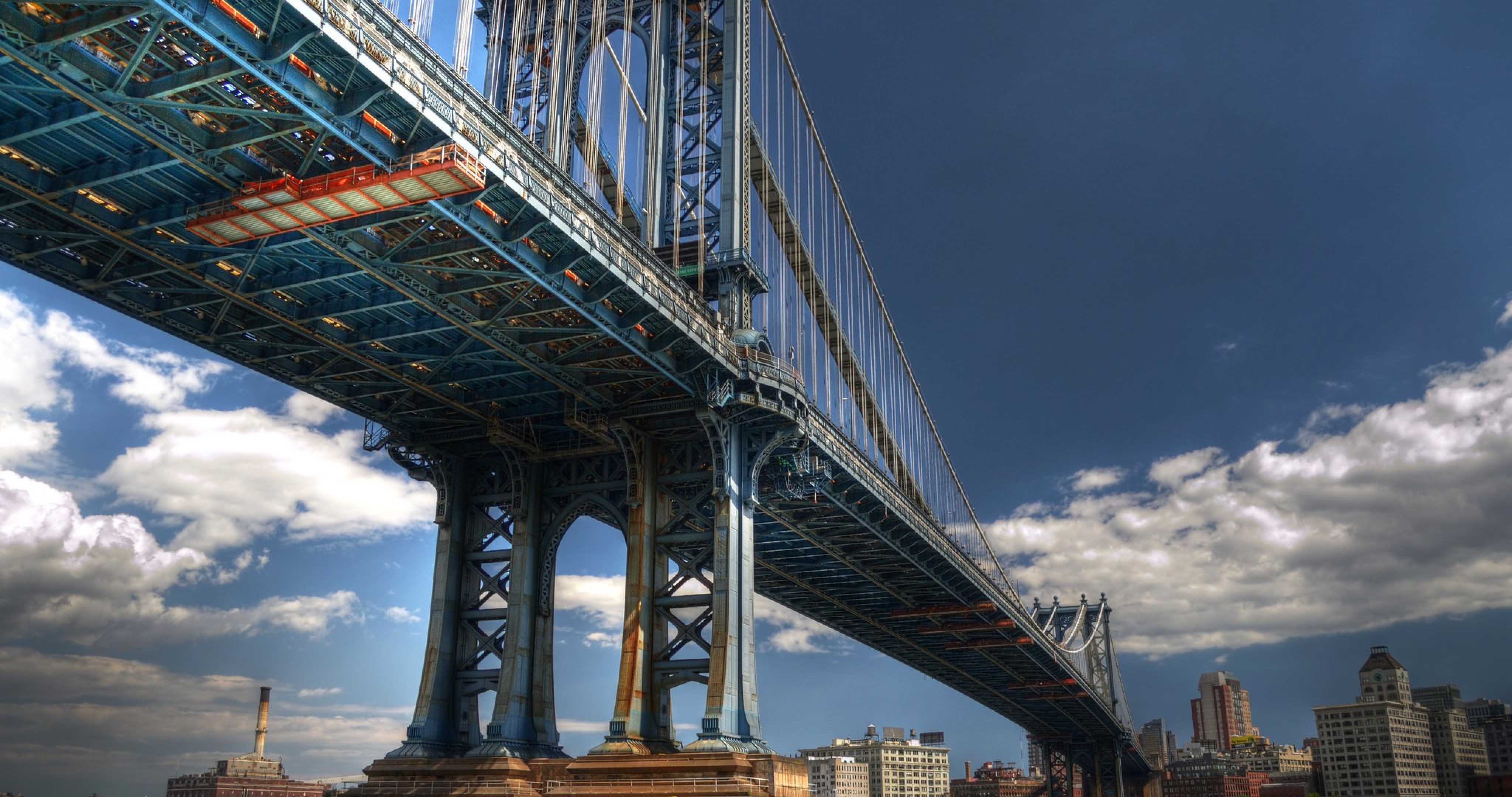 new york city manhattan bridge 4k ultra HD wallpaper High